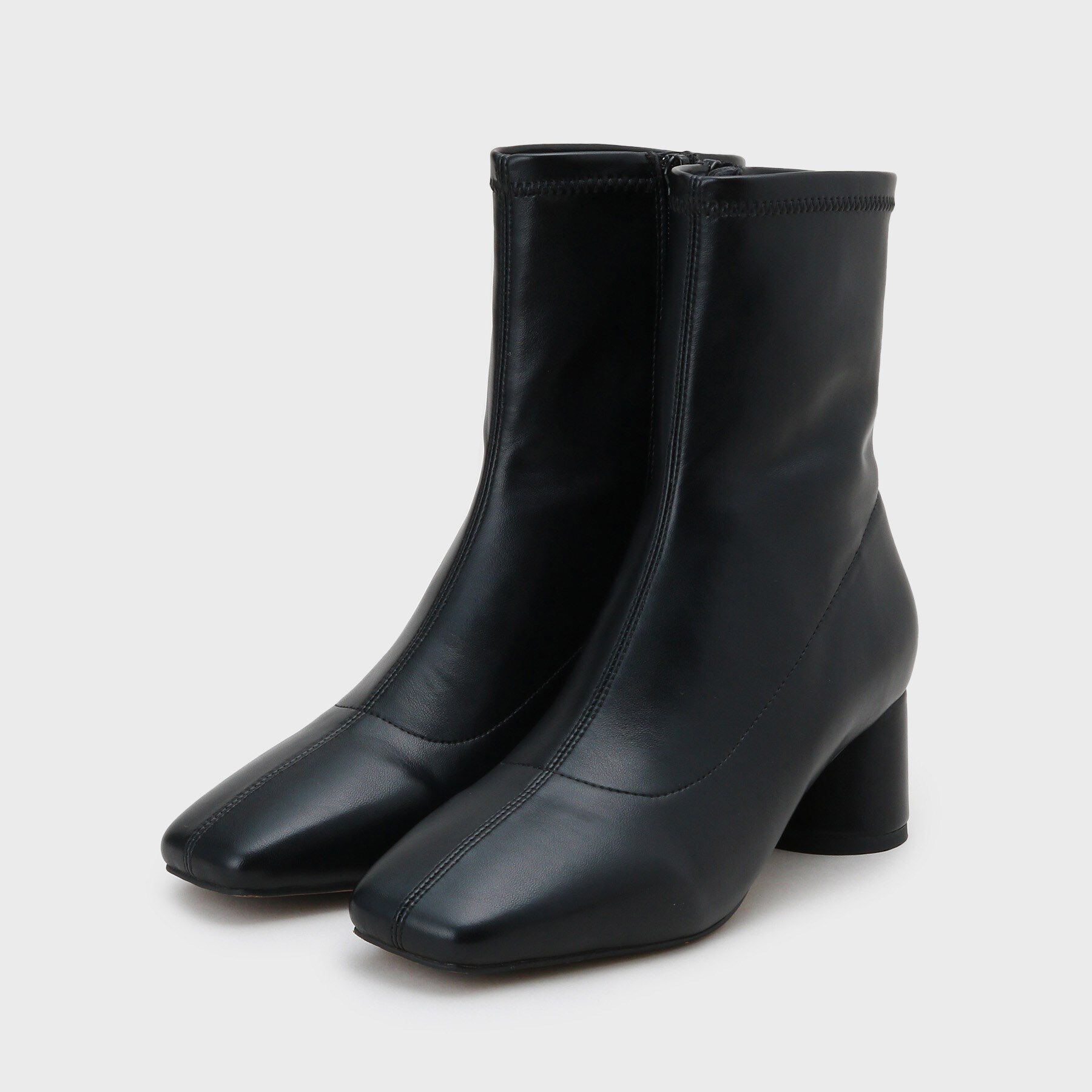 GALLEST「パネルストレッチショートブーツ」|ショートブーツ|