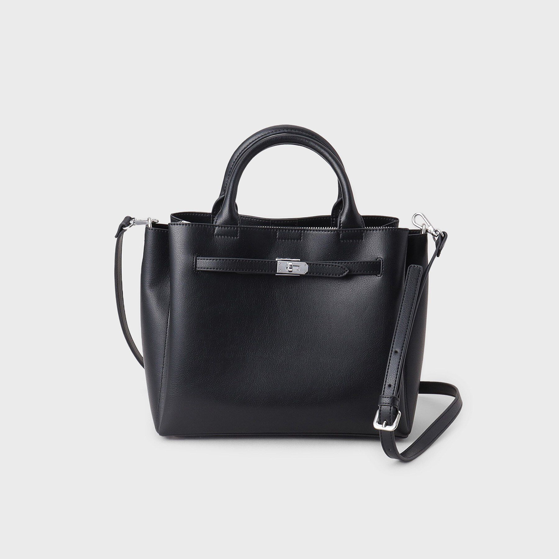 INDIVI「ソフトタックミドルバッグ」|ハンドバッグ|