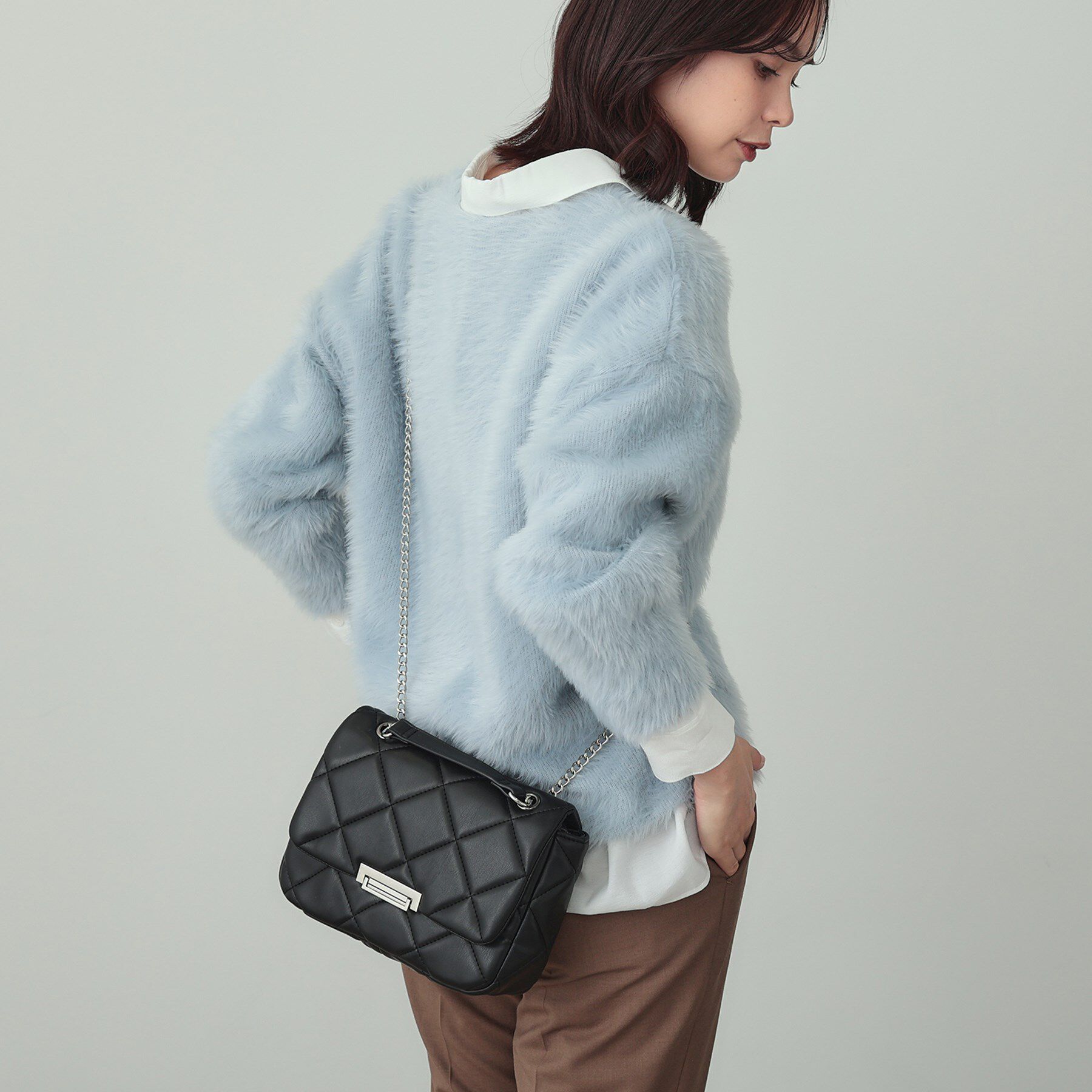 INDIVI「キルトフラップバッグ」|ショルダー・メッセンジャー|