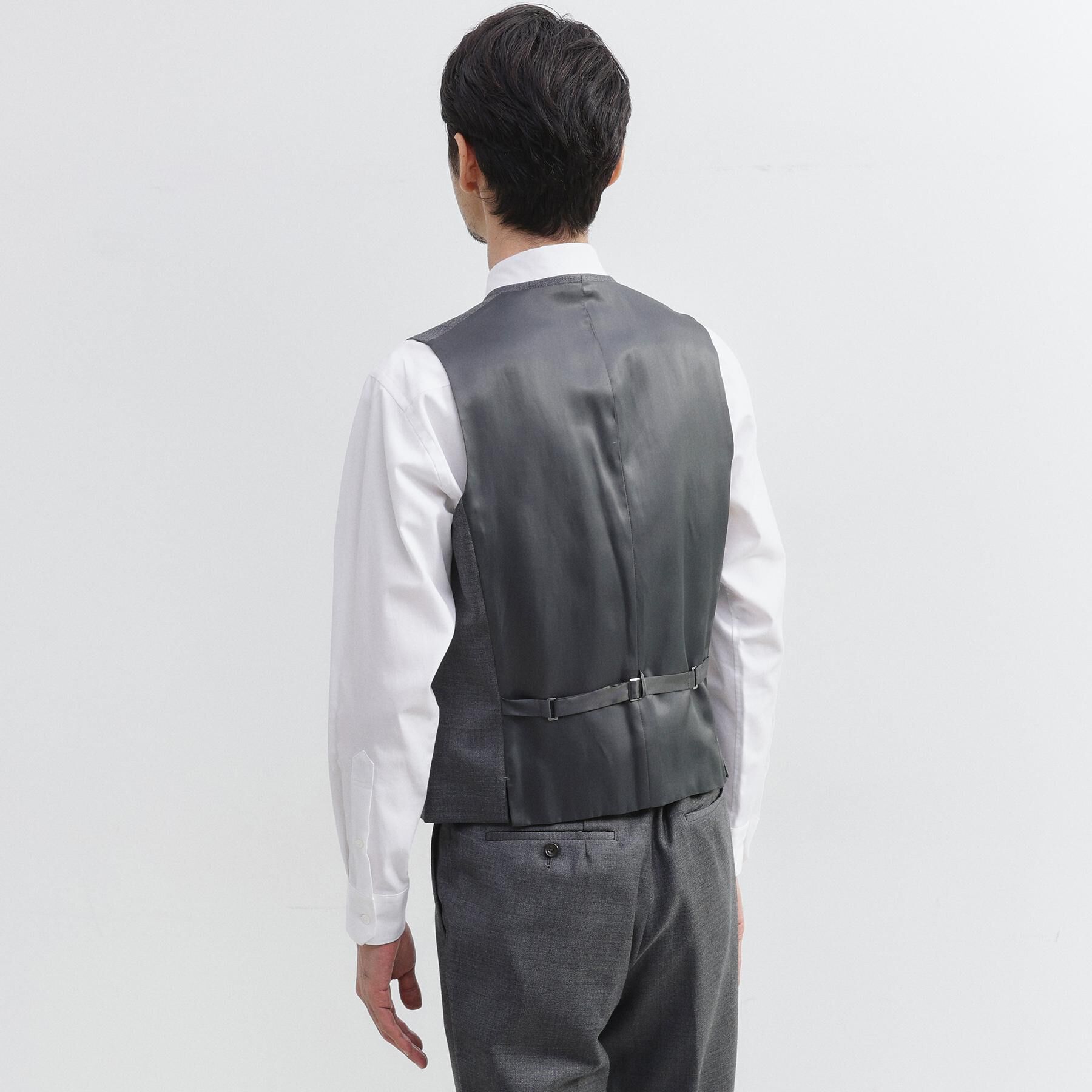 TAKEO KIKUCHI「【3ピース対応】シャイニーシャークピンヘッド ベスト」|スーツ|