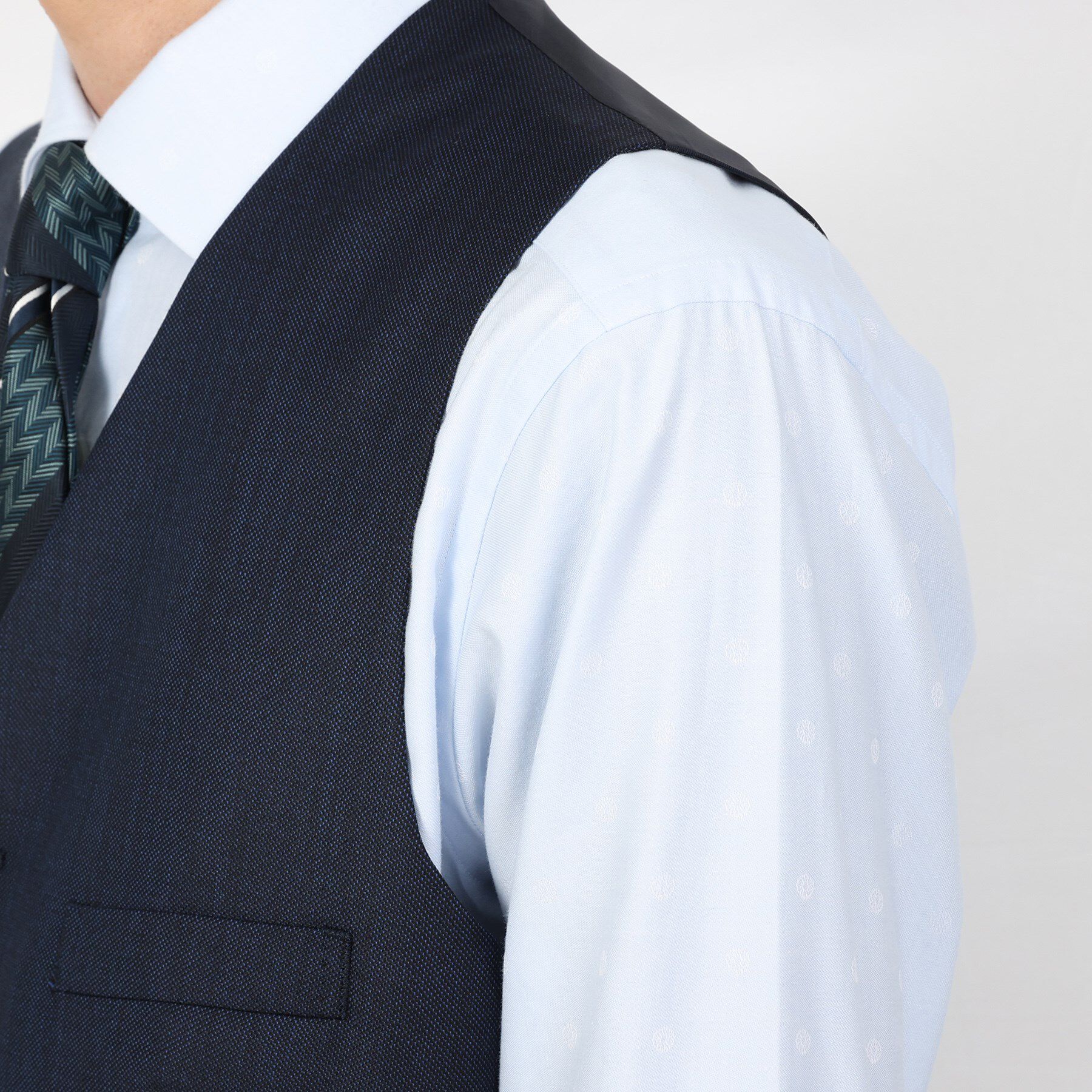 TAKEO KIKUCHI「【3ピース対応】シャイニーシャークピンヘッド ベスト」|スーツ|