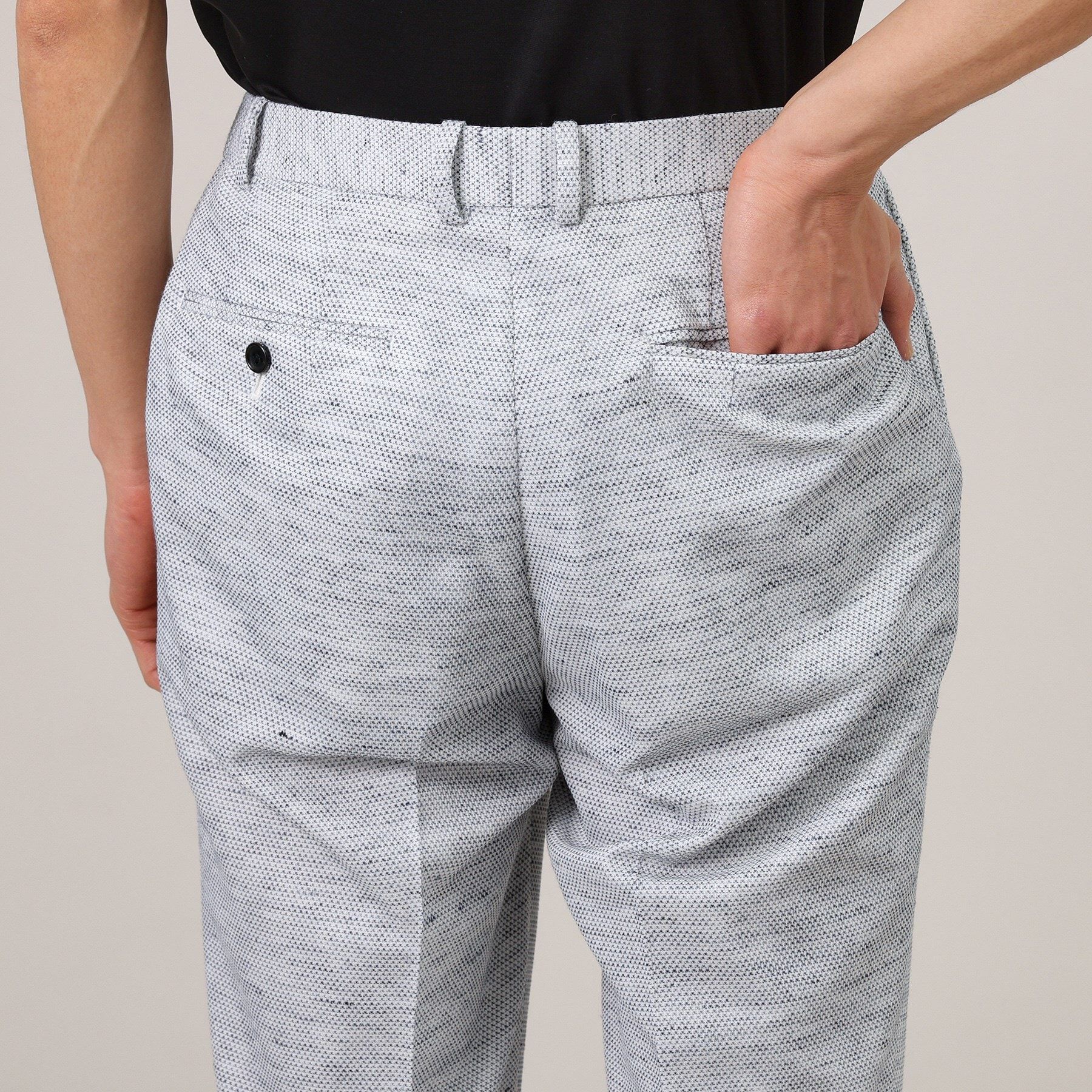 TAKEO KIKUCHI「【尾州織】リネンブレンド メッシュパンツ」|その他|