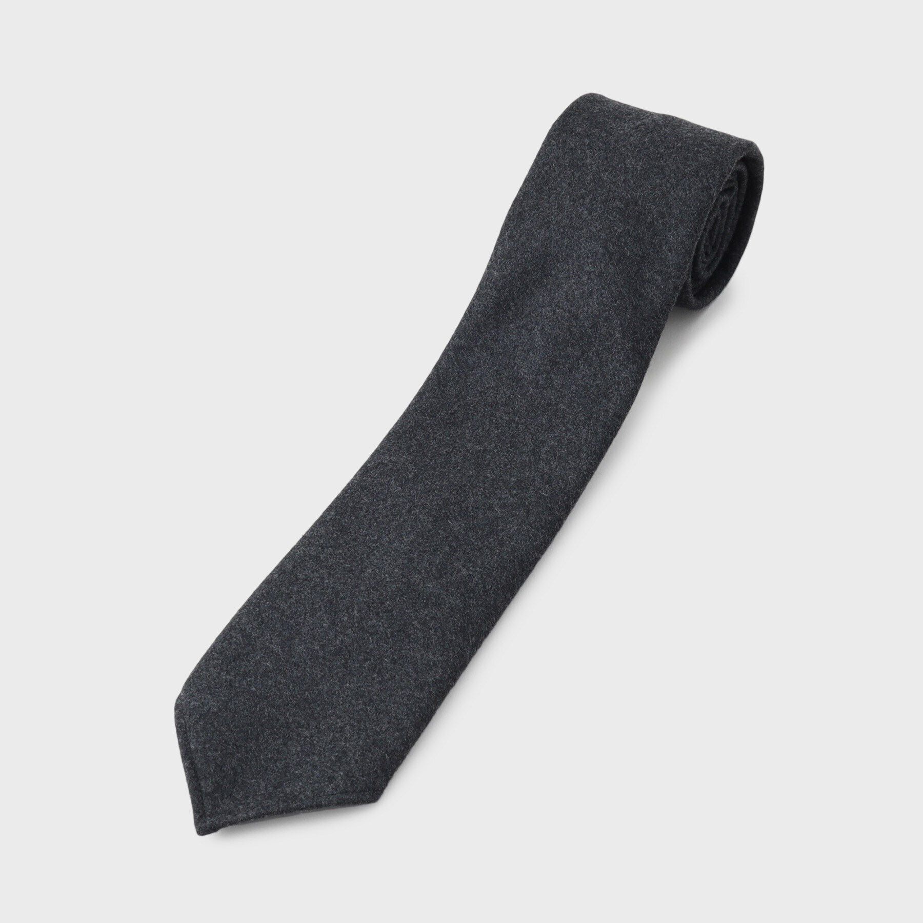 TAKEO KIKUCHI「【THE FLAGSHIP】ウールブレンド ネクタイ」|ネクタイ・蝶ネクタイ|ﾁｬｺｰﾙｸﾞﾚｰ(014)