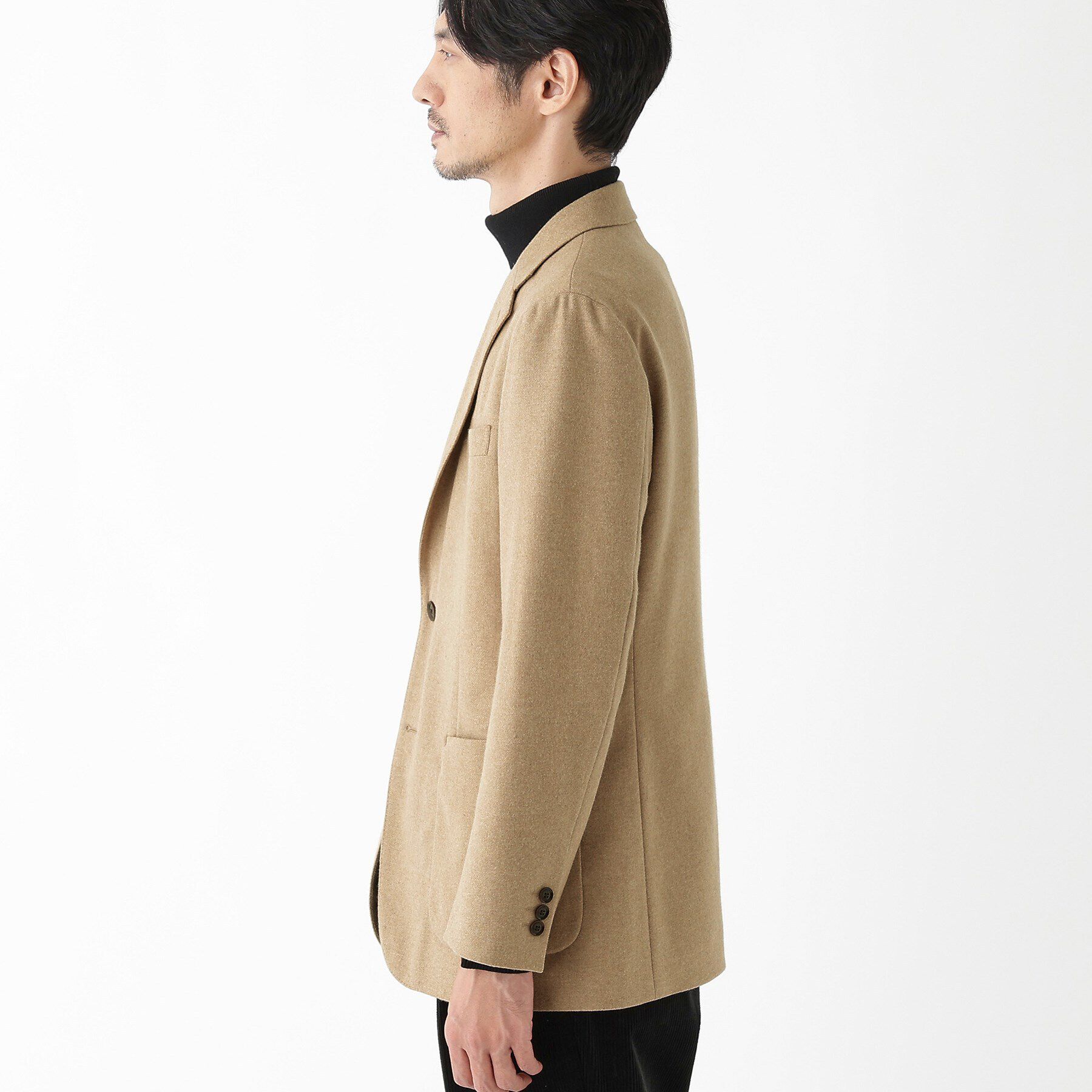 TAKEO KIKUCHI「【THE FLAGSHIP】ウール混 フラノジャケット」|テーラードジャケット|