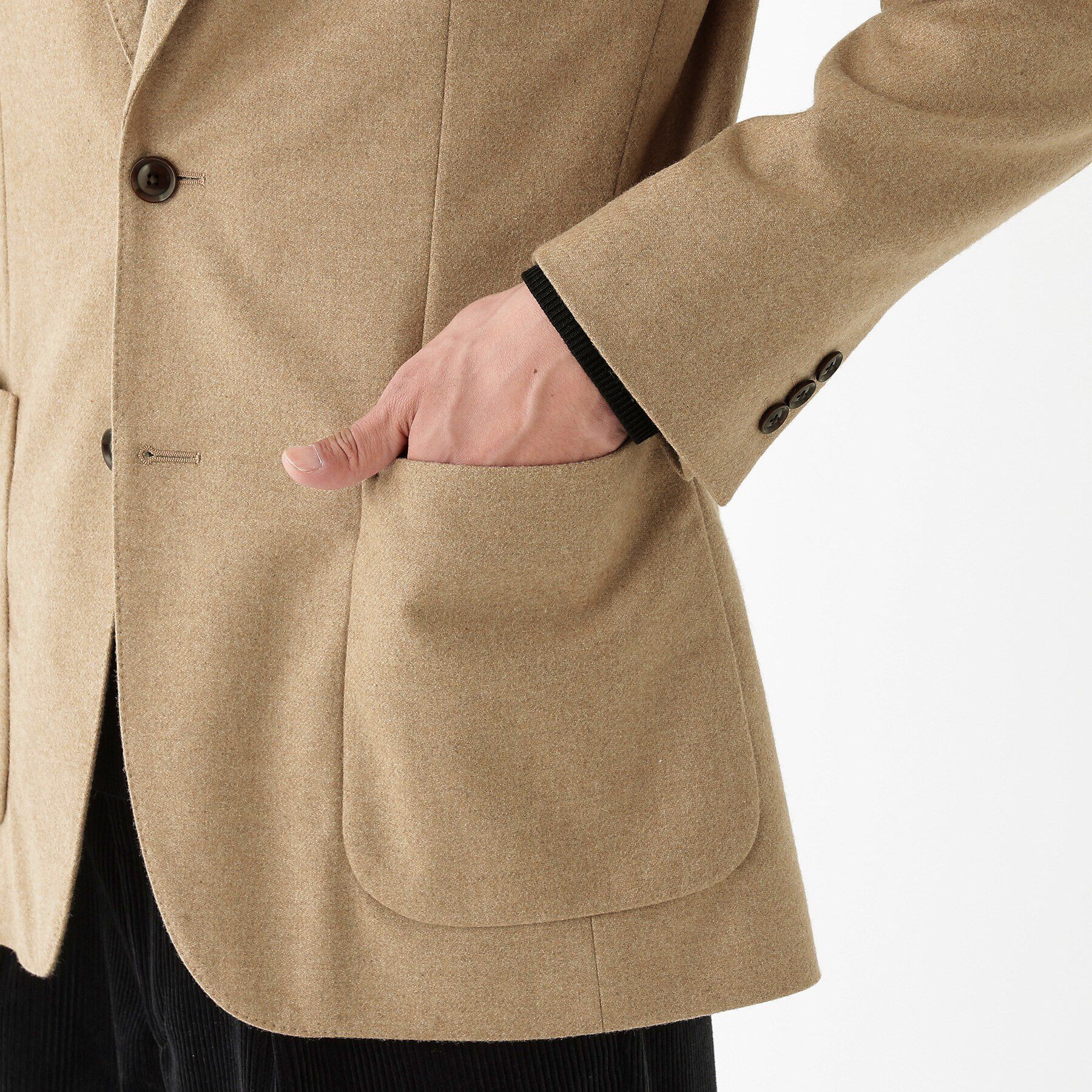 TAKEO KIKUCHI「【THE FLAGSHIP】ウール混 フラノジャケット」|テーラードジャケット|