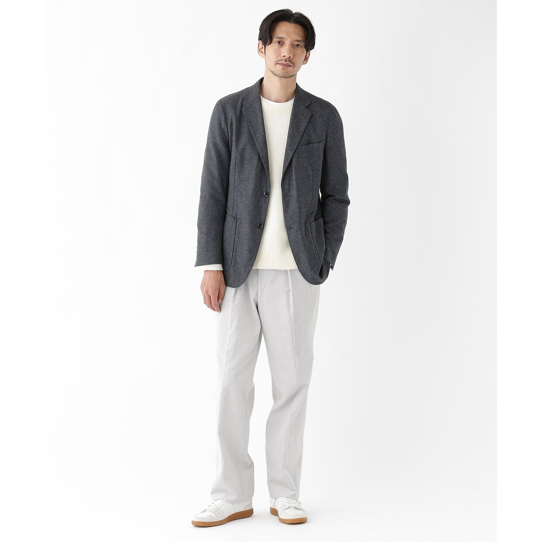 TAKEO KIKUCHI「【THE FLAGSHIP】ウール混 フラノジャケット」|テーラードジャケット|