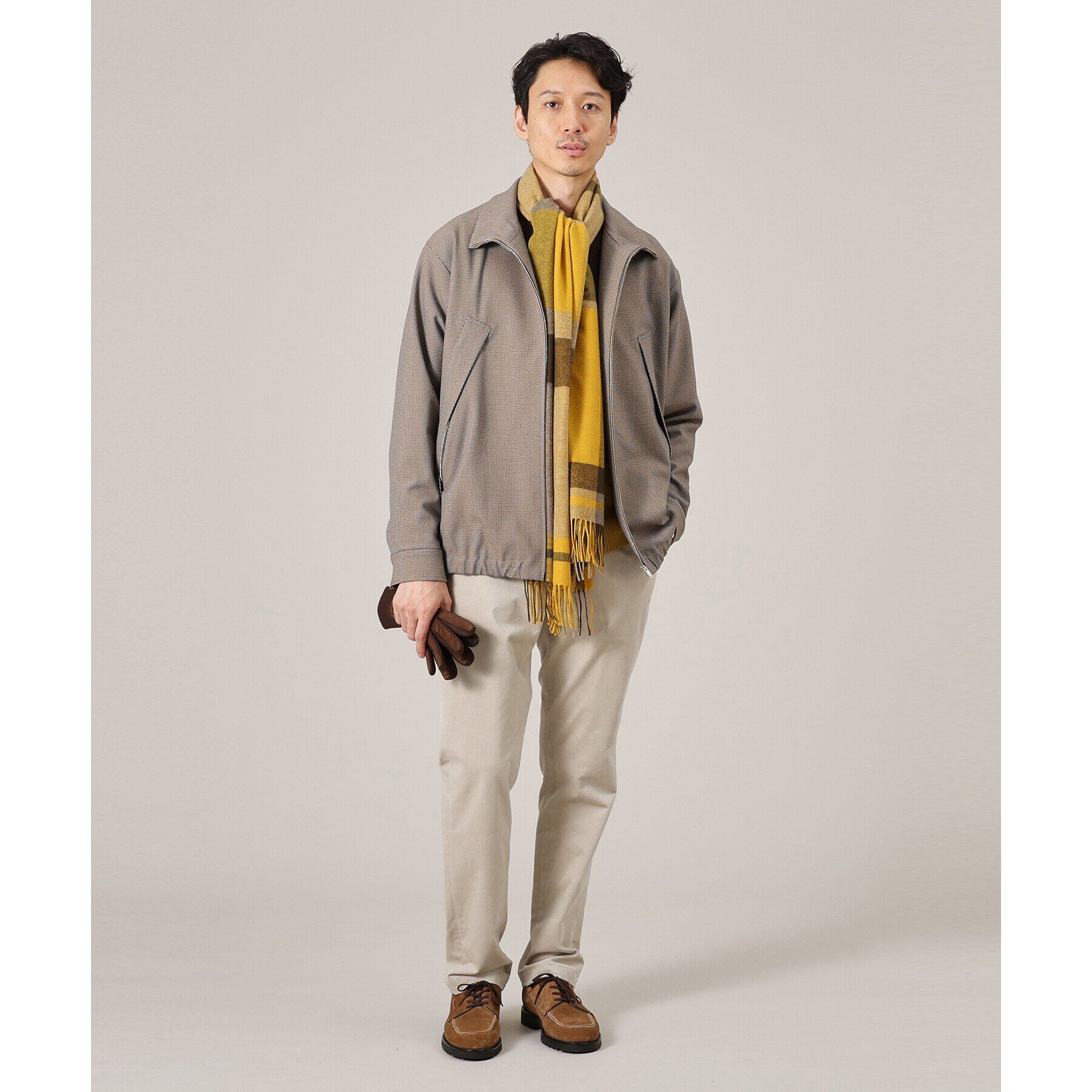 TAKEO KIKUCHI「【洗えるメリノウール混】タータンチェック マフラー」|ストール|