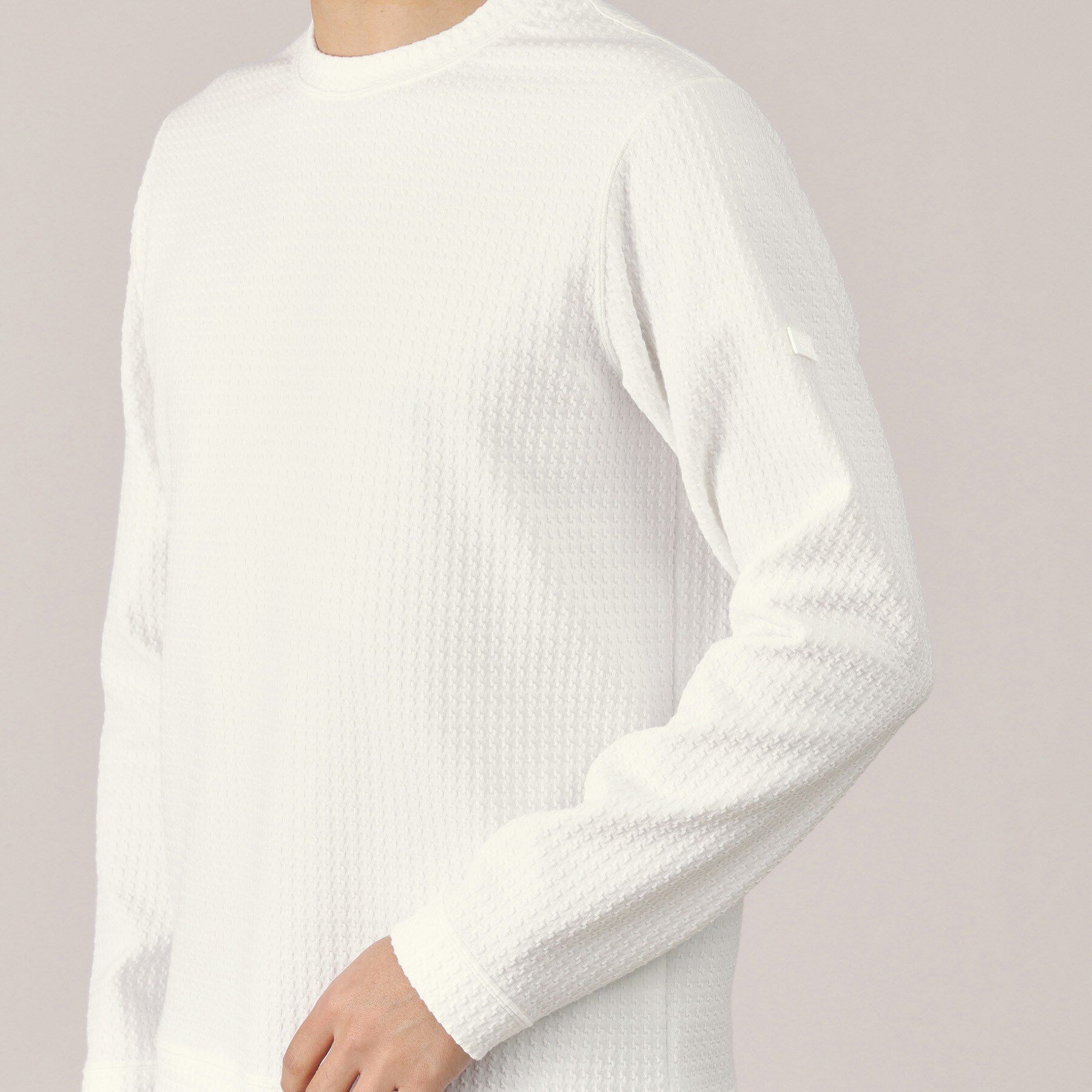 TAKEO KIKUCHI「【Made in JAPAN】千鳥柄 ストレッチ プルオーバー」|Tシャツ・カットソー|