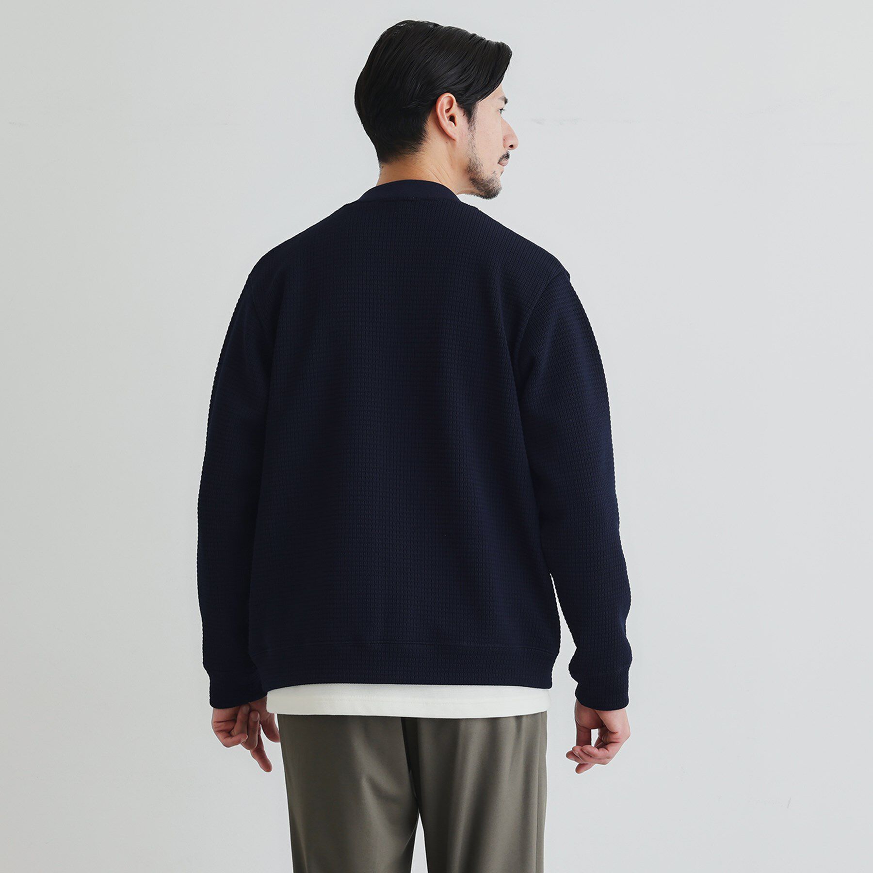 TAKEO KIKUCHI「ニットライクジャージ ブルゾン」|ブルゾン・スタジャン|