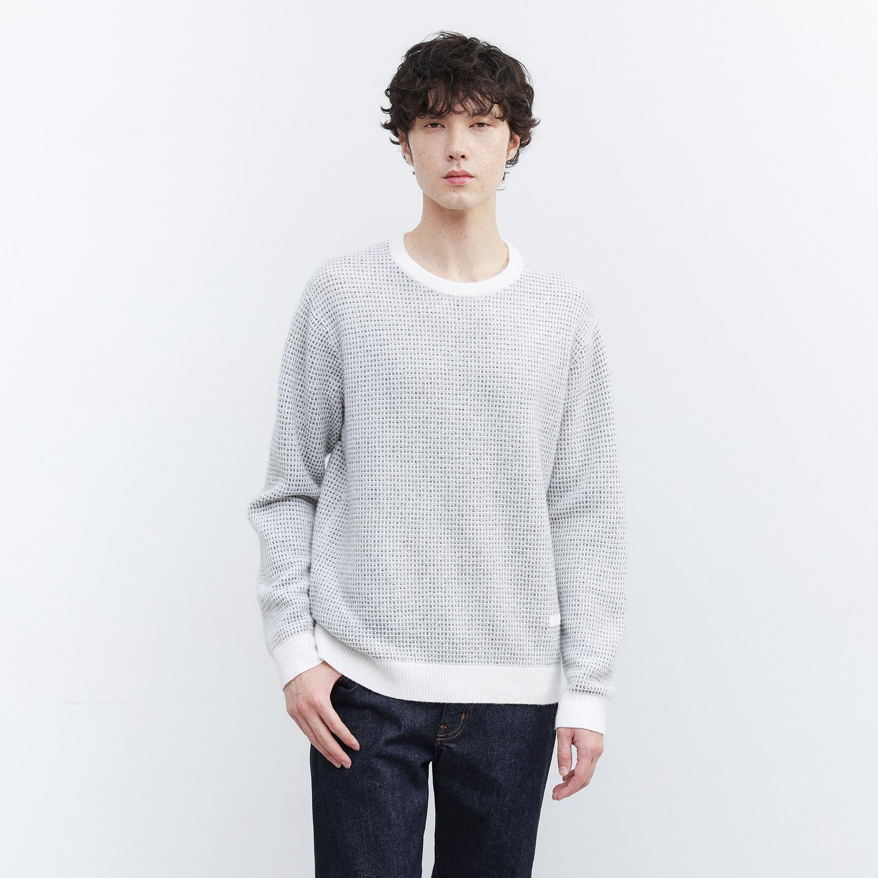 TAKEO KIKUCHI「メランジ ニットプルオーバー」|ニット・セーター|