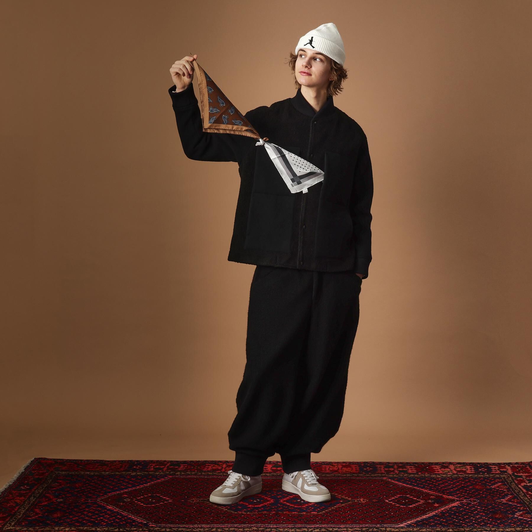 40CARATS&525「2重織りモッサボアパイル コンビブルゾン」|ブルゾン・スタジャン|