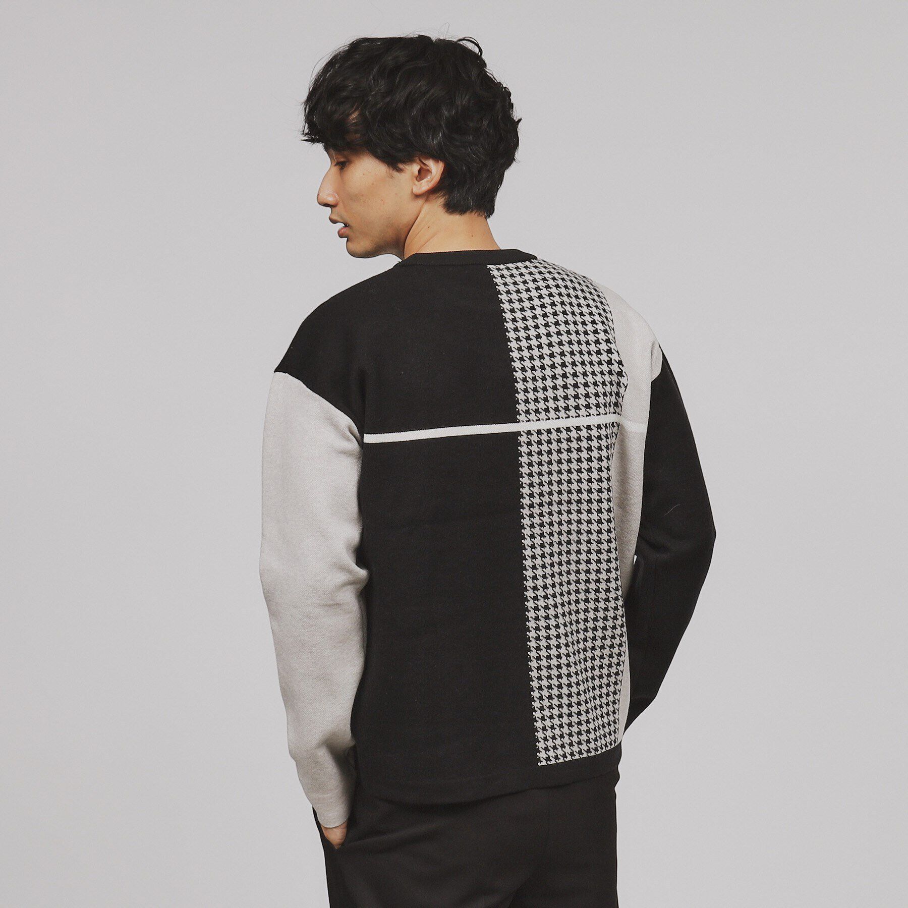 tk.TAKEO KIKUCHI「【もちもちニット】クラシックパターンクロスオーバー」|ニット・セーター|