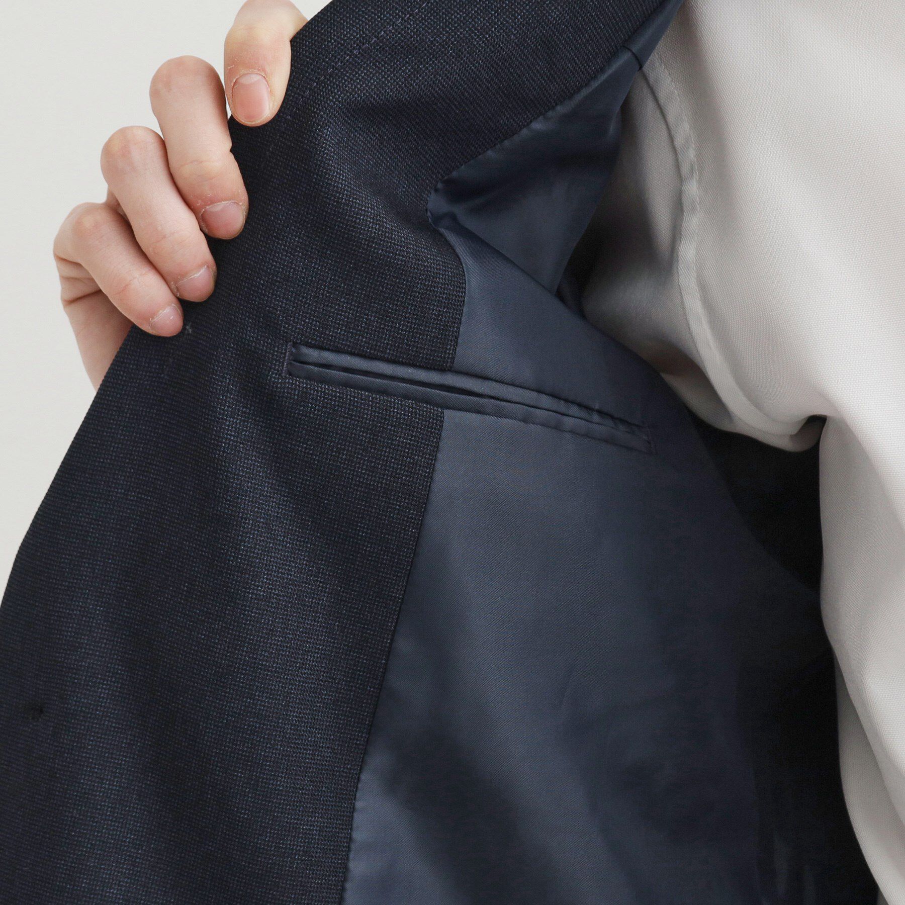 tk.TAKEO KIKUCHI「【洗える】ピンヘッドストレッチセットアップ／上下2点セット／速乾／WEB限定／ビジカジ対応」|スーツ|