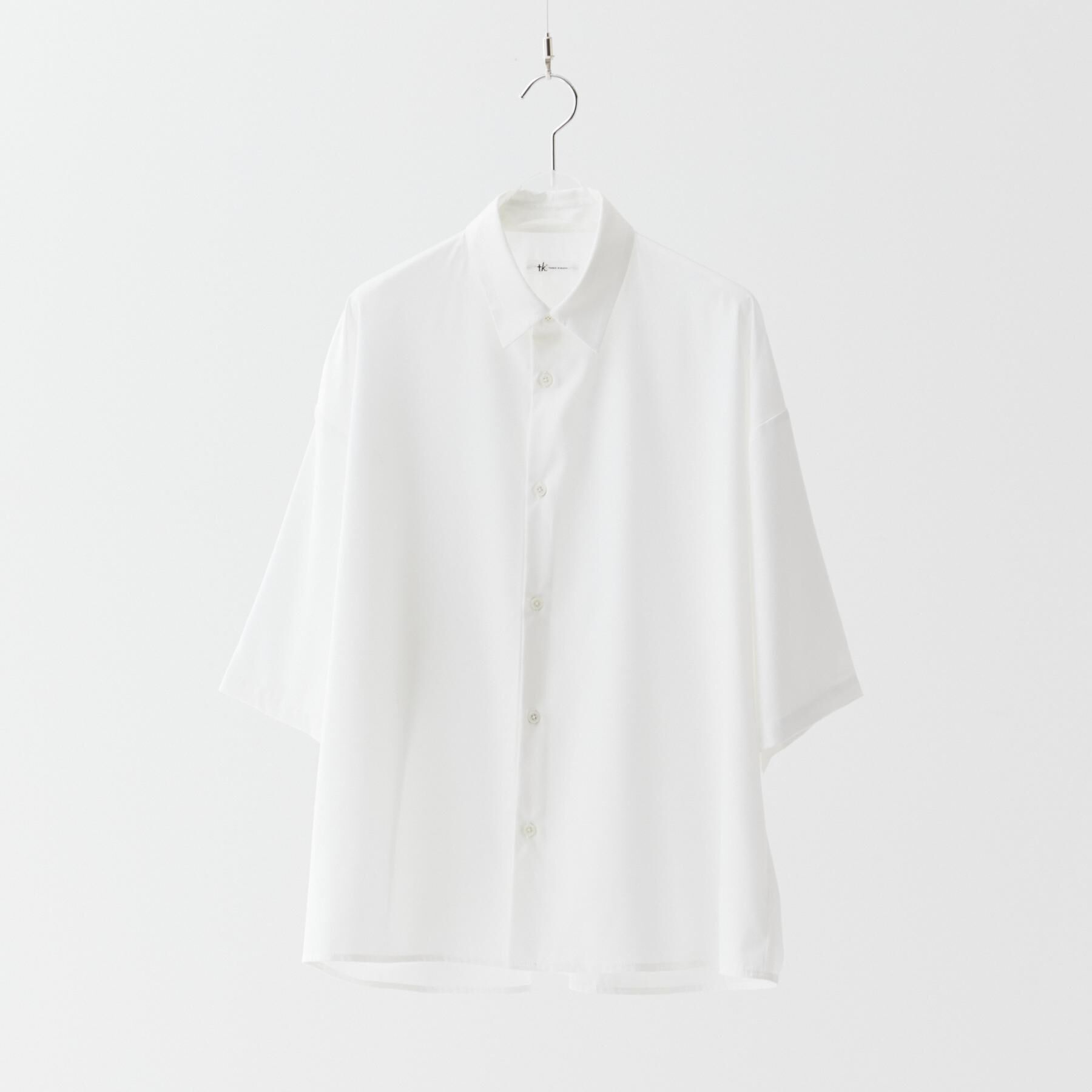 tk.TAKEO KIKUCHI「【WEB限定】無地/花柄アソートドレープ半袖シャツ」|シャツ・ブラウス|