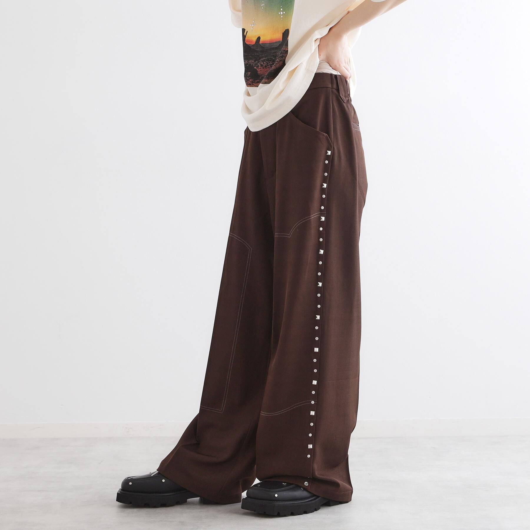 tk.TAKEO KIKUCHI「スタッズスラックス」|その他|