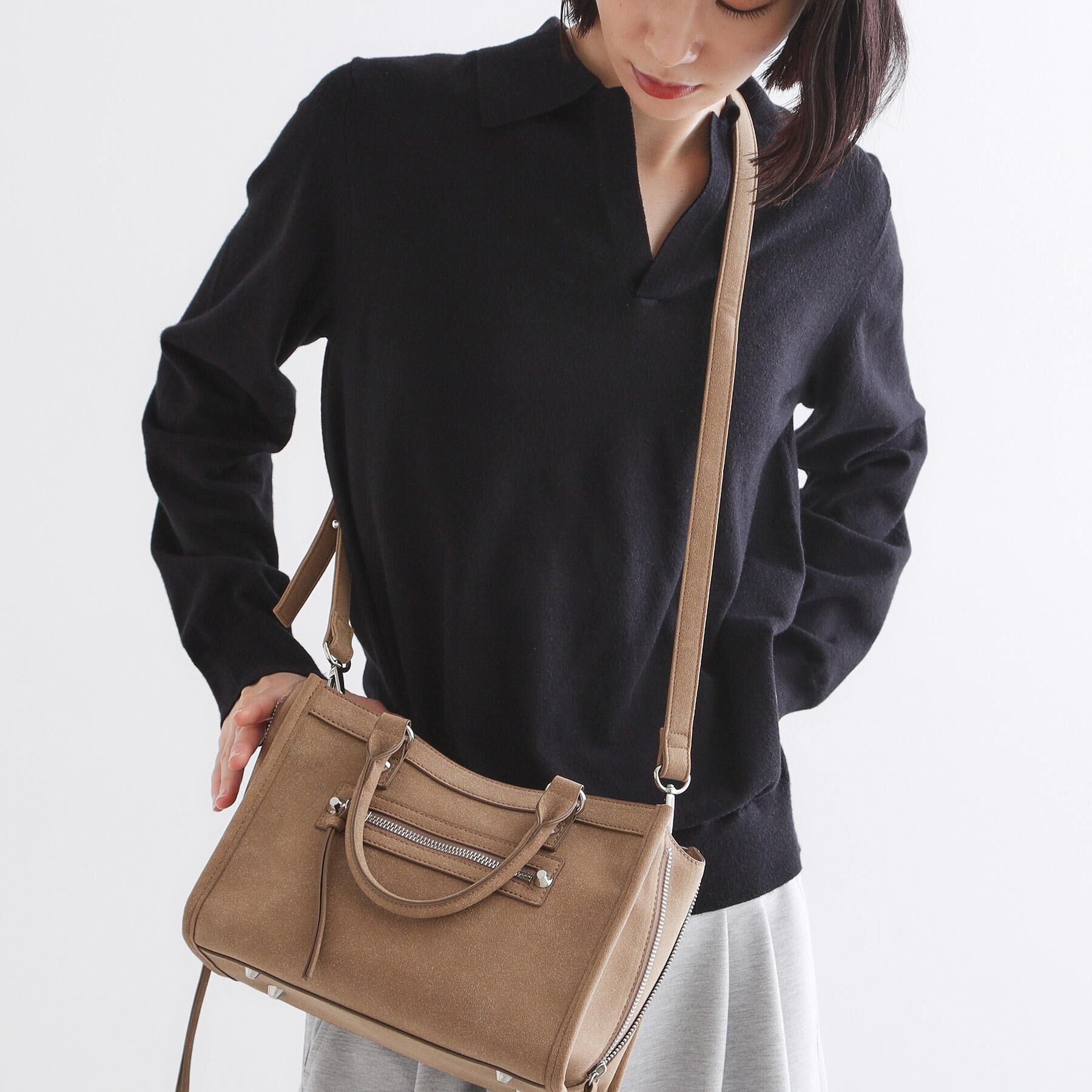 tk.TAKEO KIKUCHI「【FANCYシリーズ】スタッズスクエアボストンバッグ」|ショルダー・メッセンジャー|