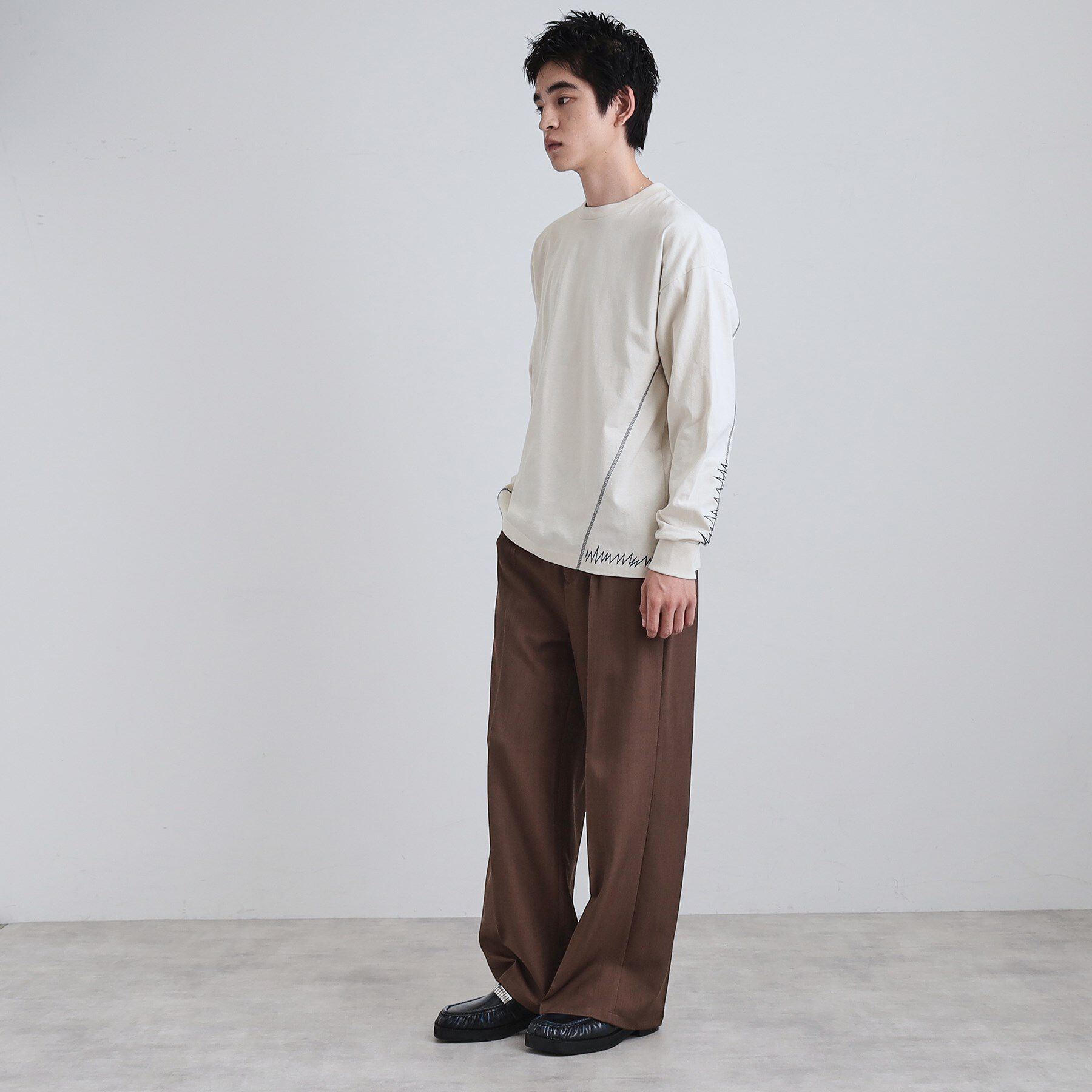 tk.TAKEO KIKUCHI「デザインステッチTシャツ」|Tシャツ・カットソー|