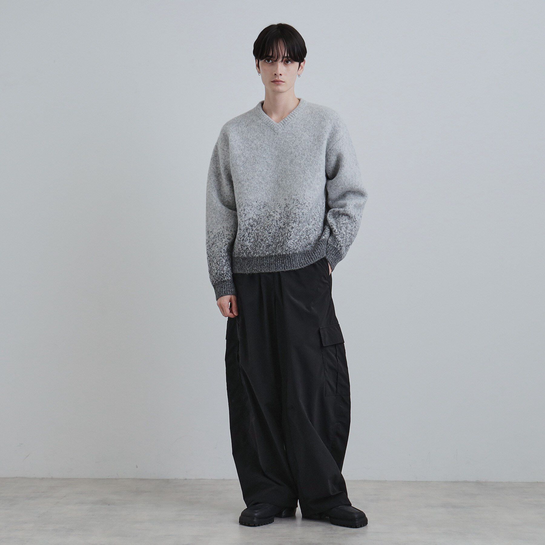 tk.TAKEO KIKUCHI「ミスティーシャギーVネックニット」|ニット・セーター|