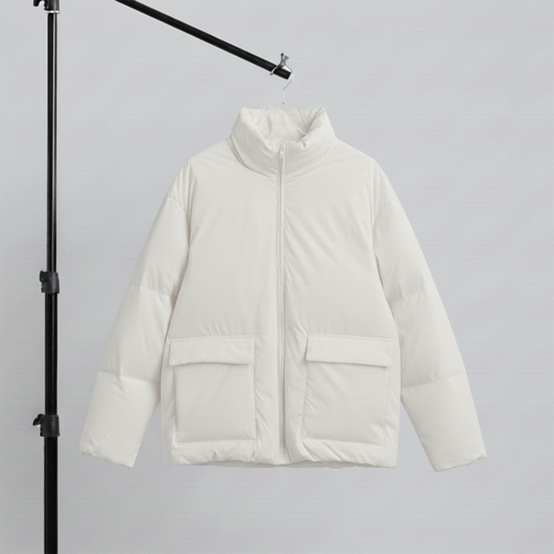 tk.TAKEO KIKUCHI「中綿スタンドブルゾン」|ブルゾン・スタジャン|オフホワイト(003