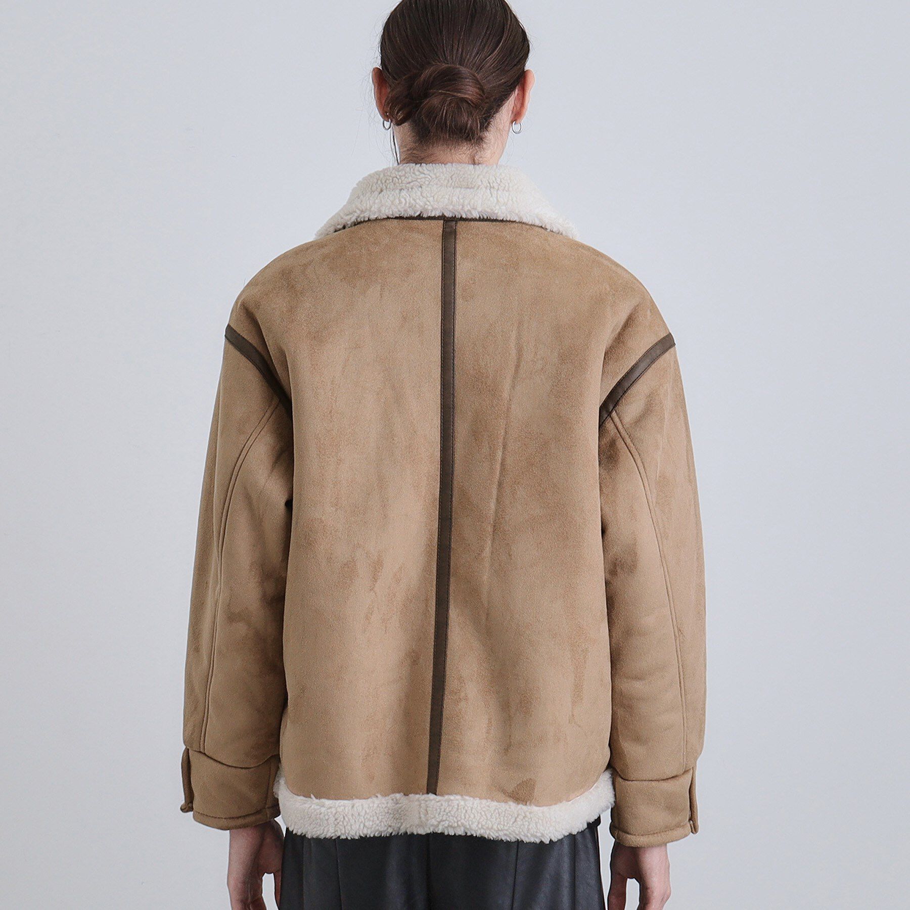 tk.TAKEO KIKUCHI「フェイクムートンブルゾン」|ブルゾン・スタジャン|