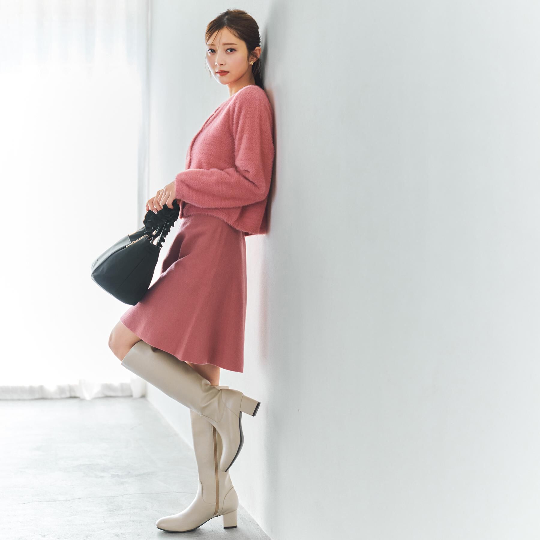 index「【2WAY】持ち手フリルキルティングトートバッグ」|トートバッグ|