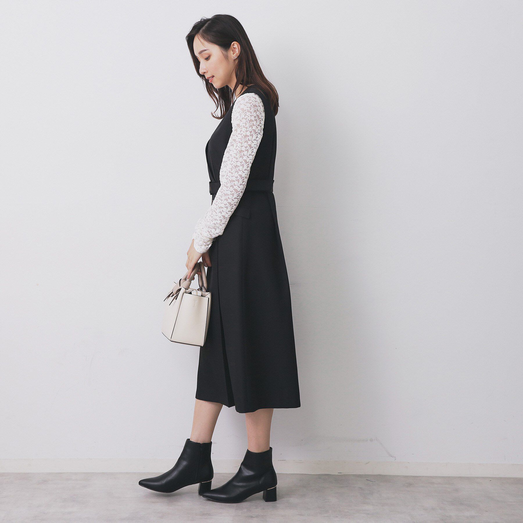 index「トレンチディティールワンピース【洗濯機OK/イージーアイロン/防シワ】」|ワンピース|