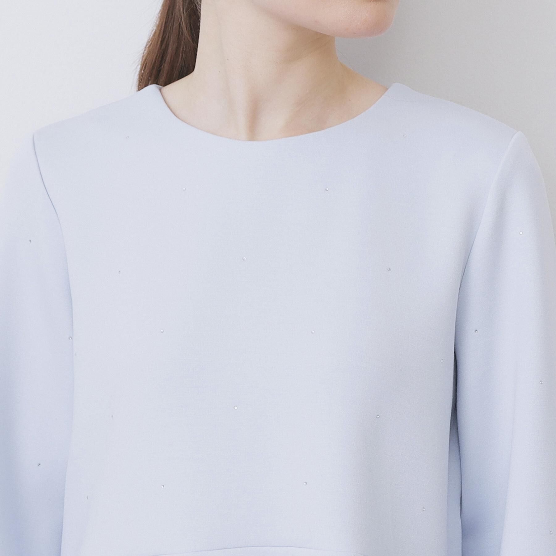 index「ジルコンペプラムトップス【洗濯機OK】」|Tシャツ・カットソー|