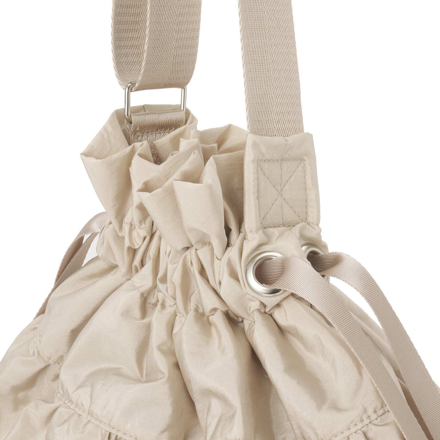 OPAQUE.CLIP「【2WAY／A4サイズ対応】ドロストリボンフリルティアードショルダーバッグ」|ショルダー・メッセンジャー|