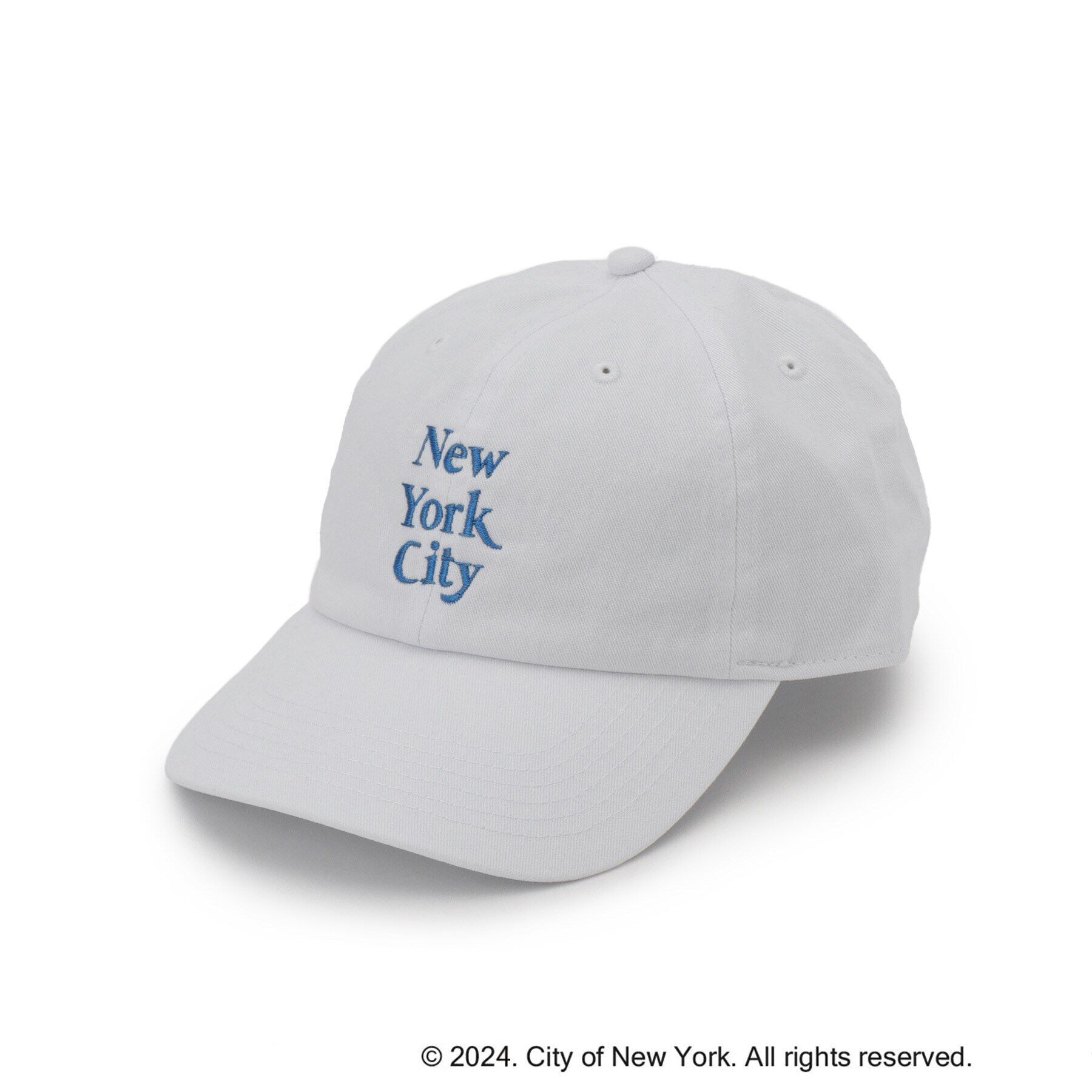 OPAQUE.CLIP「【NYC&times;GOOD ROCK SPEED別注】ロゴ刺繍キャップ」|キャップ・キャスケット|ホワイト(001)