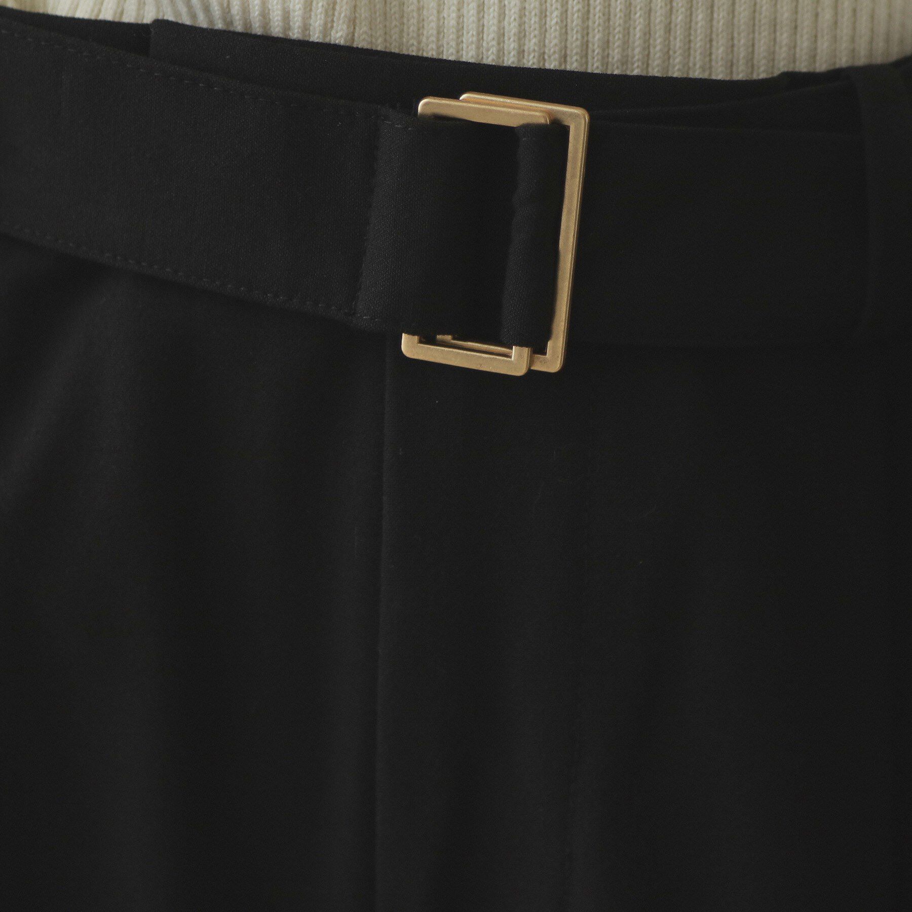 OPAQUE.CLIP「ベルト付きタックワイドパンツ/セットアップ対応【洗濯機洗い可】」|その他|