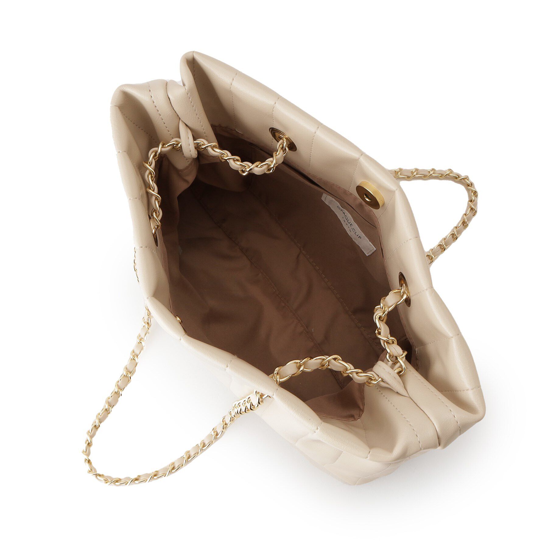 OPAQUE.CLIP「ストライプキルトチェーンショルダーバッグ」|ショルダー・メッセンジャー|