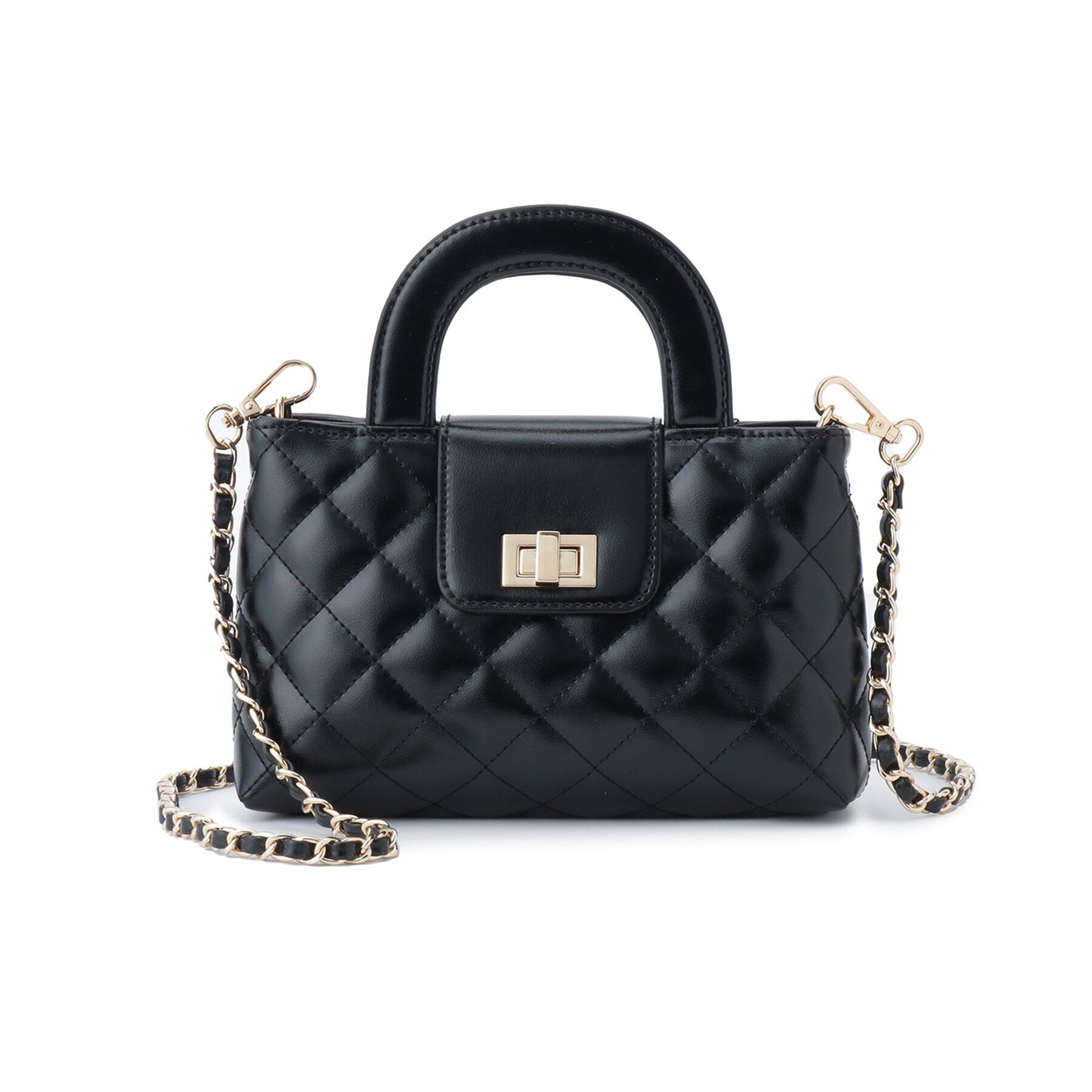 OPAQUE.CLIP「【2WAY】ダイヤキルティングデザインチェーンショルダーバッグ」|ショルダー・メッセンジャー|