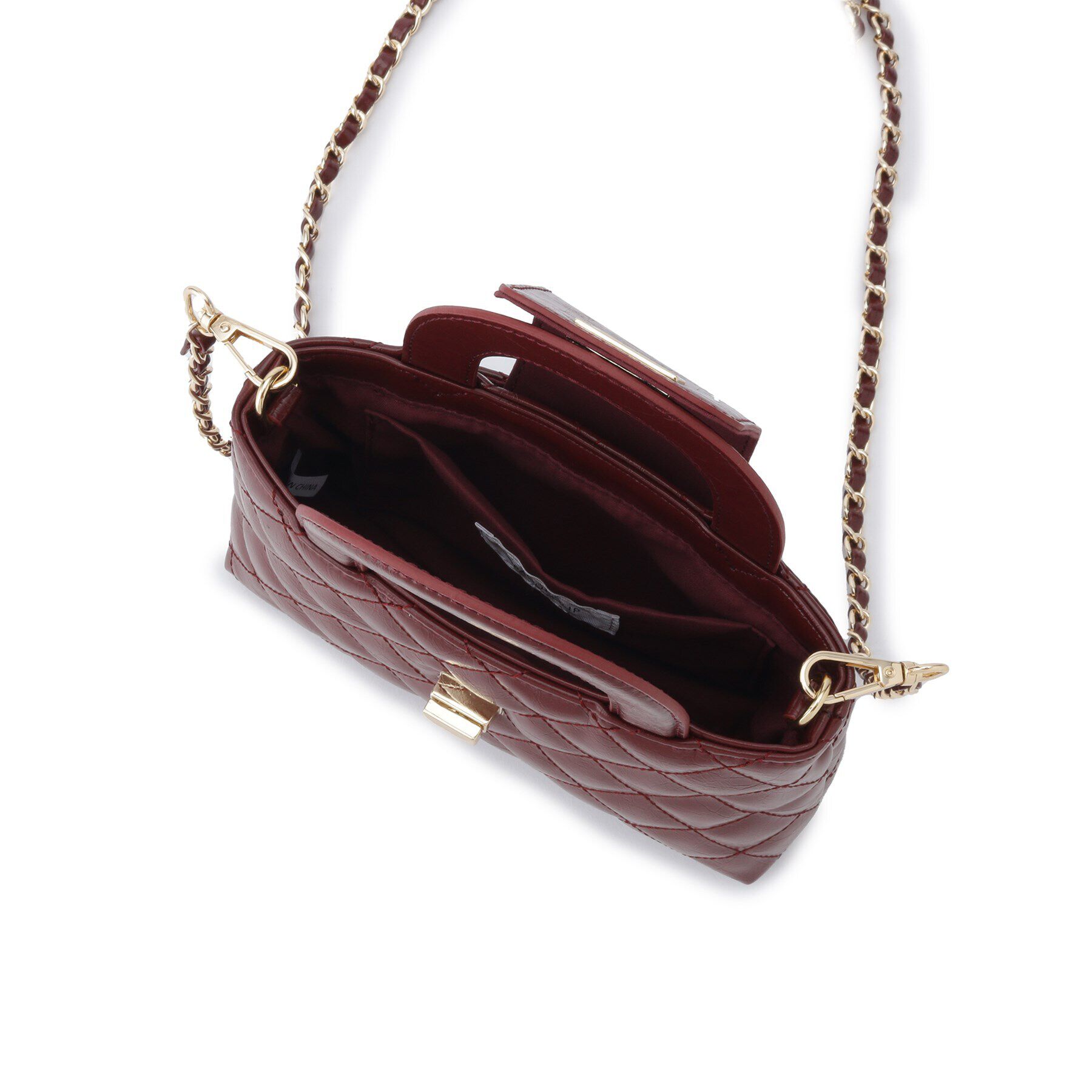 OPAQUE.CLIP「【2WAY】ダイヤキルティングデザインチェーンショルダーバッグ」|ショルダー・メッセンジャー|