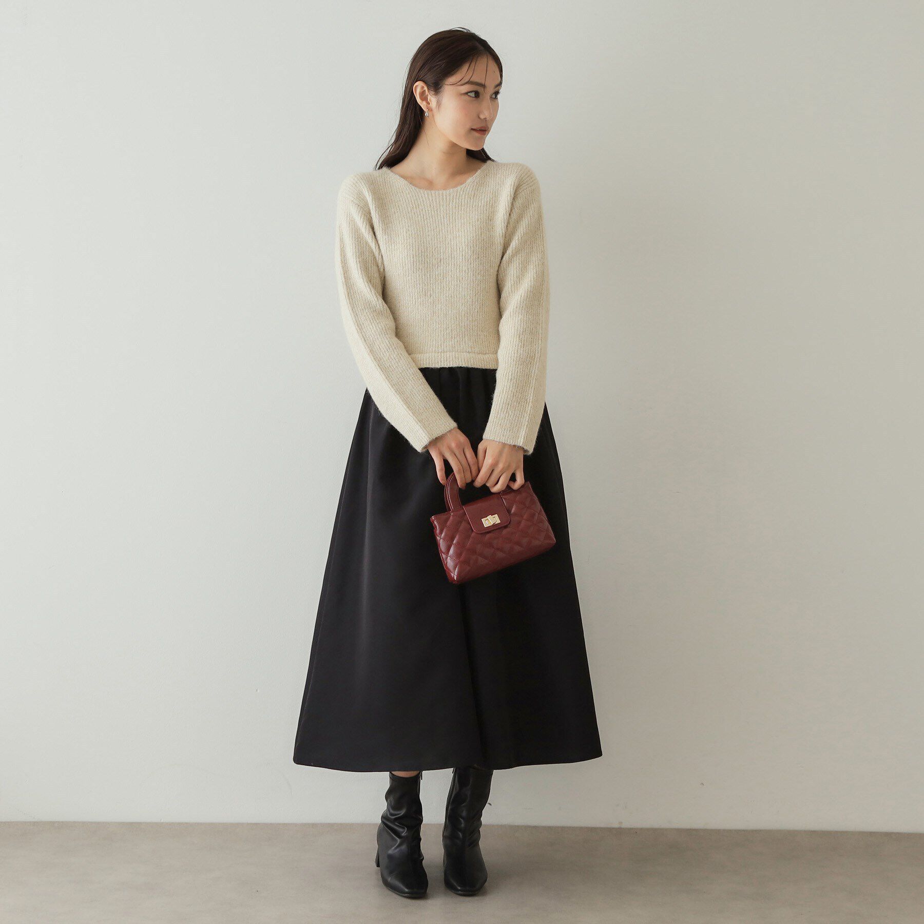 OPAQUE.CLIP「【2WAY】ダイヤキルティングデザインチェーンショルダーバッグ」|ショルダー・メッセンジャー|