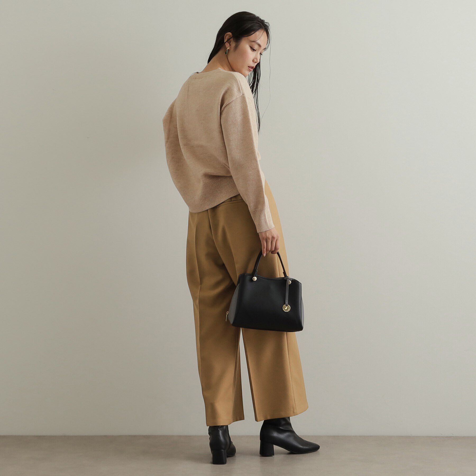 OPAQUE.CLIP「きらきらミドルゲージニット【洗濯機洗い可】」|ニット・セーター|