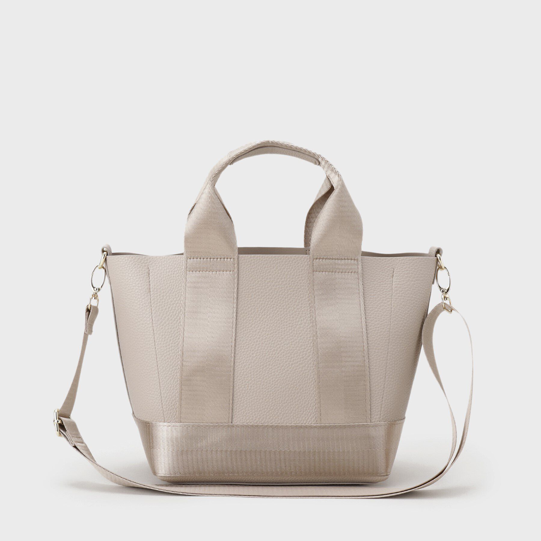 OPAQUE.CLIP「【2WAY】シュリンク合皮コンビミドルショルダーバッグ」|ショルダー・メッセンジャー|