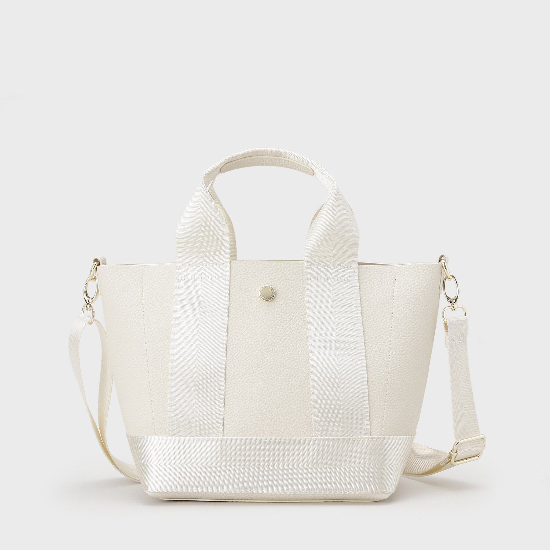 OPAQUE.CLIP「【2WAY】シュリンク合皮コンビミドルショルダーバッグ」|ショルダー・メッセンジャー|