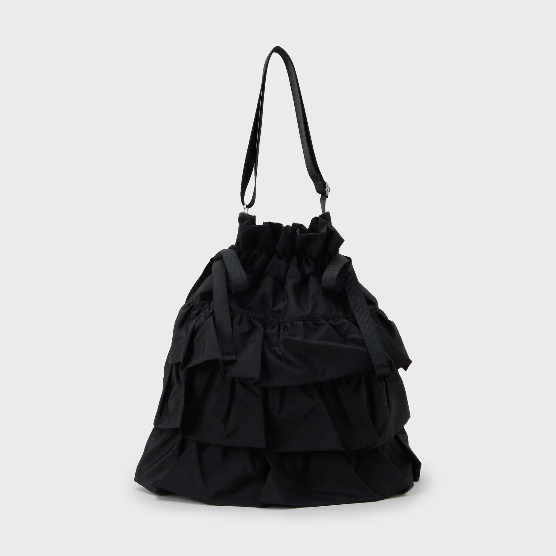 OPAQUE.CLIP「【長さ調整可能】ドロストリボンフリルティアードショルダーバッグ」|ショルダー・メッセンジャー|