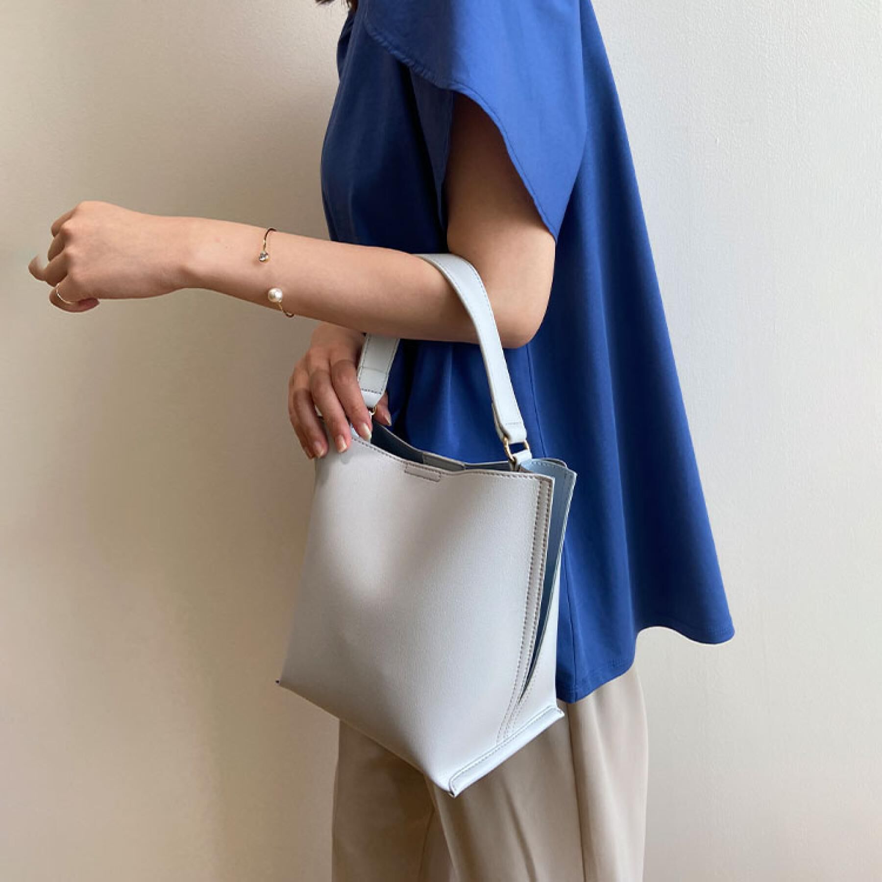 OPAQUE.CLIP「【2WAY】バイカラーワンハンドルミニショルダーバッグ」|ショルダー・メッセンジャー|