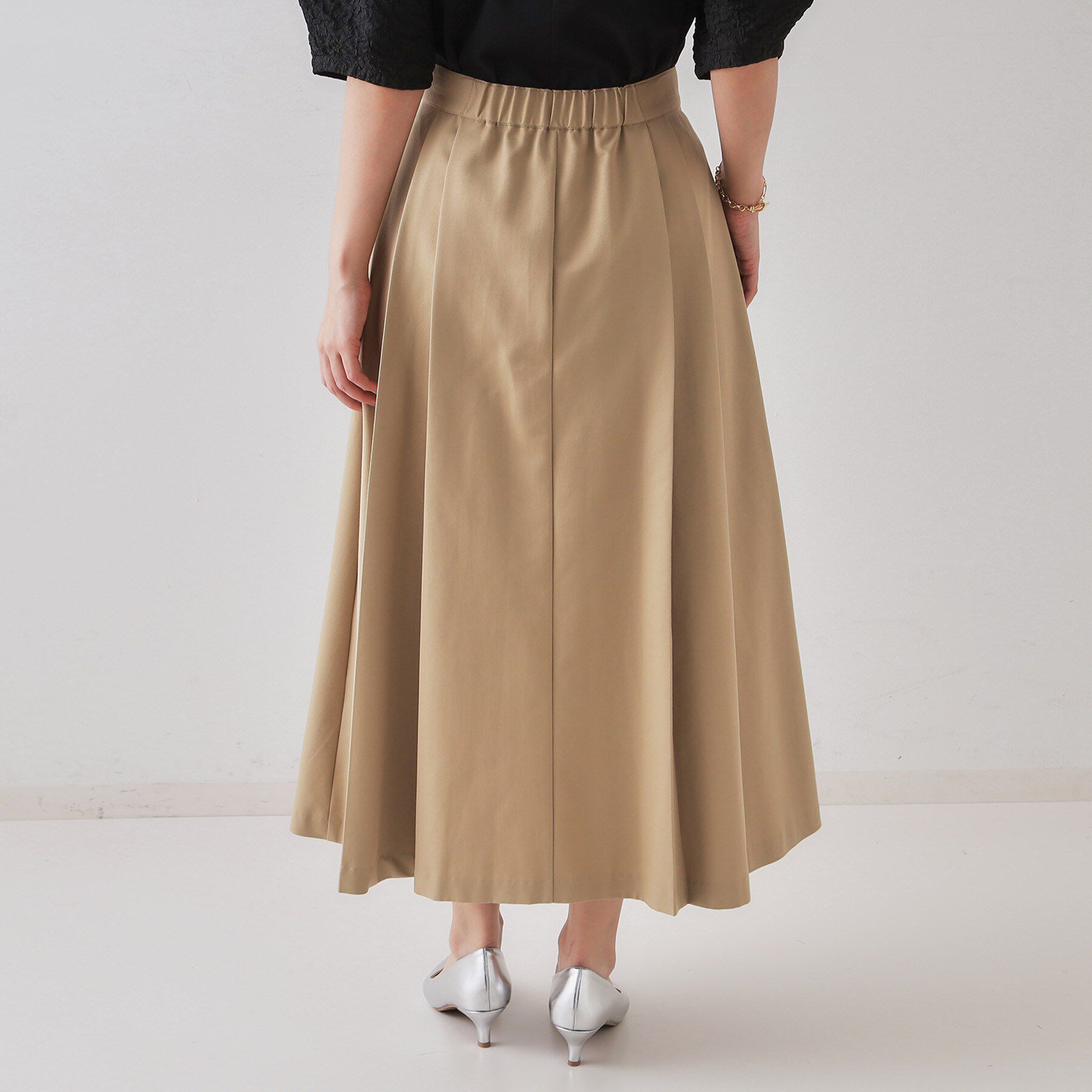 OPAQUE.CLIP「タックプリーツスカート【洗濯機洗い可】」|スカート|