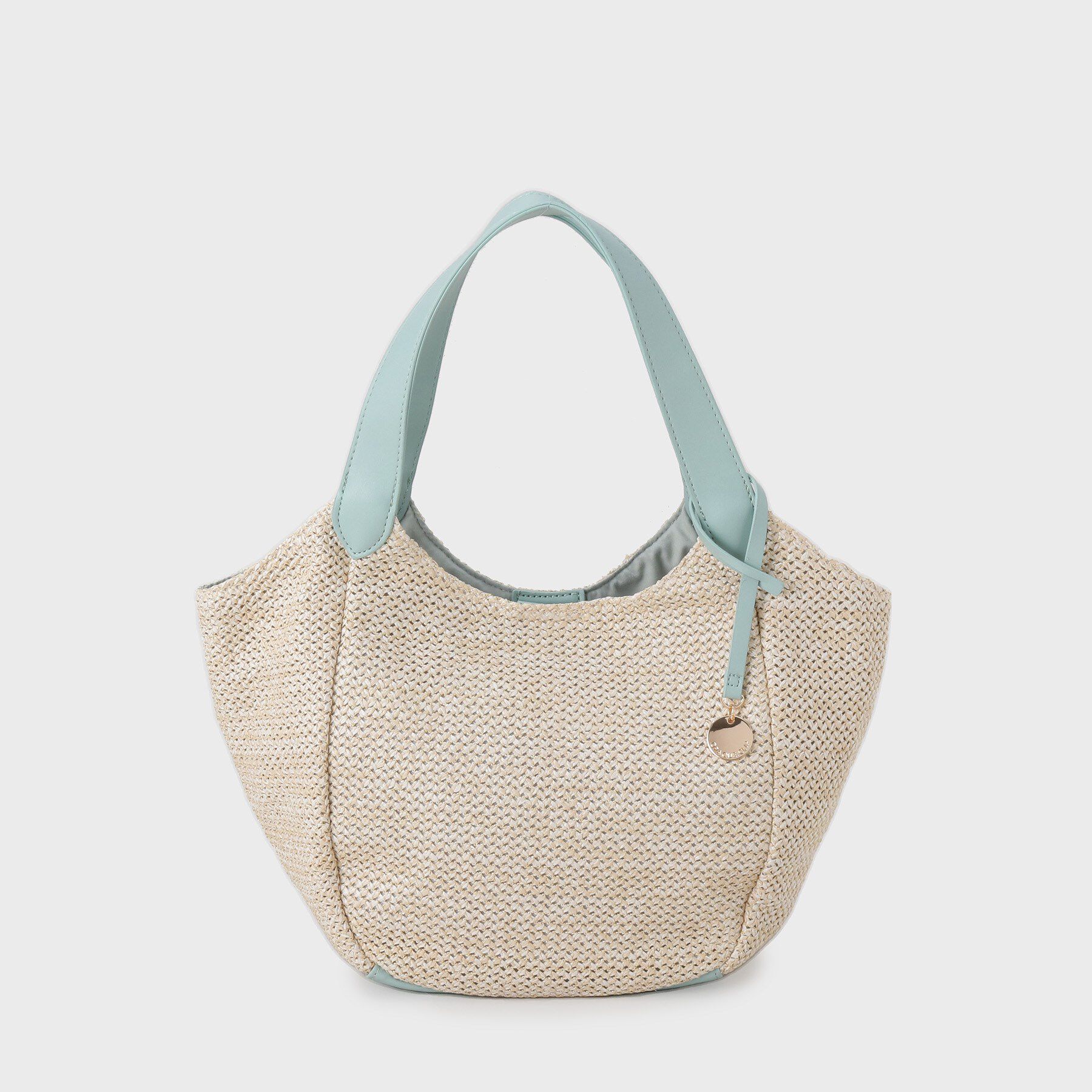 OPAQUE.CLIP「雑材合皮コンビマチ付きトートバッグ」|トートバッグ|