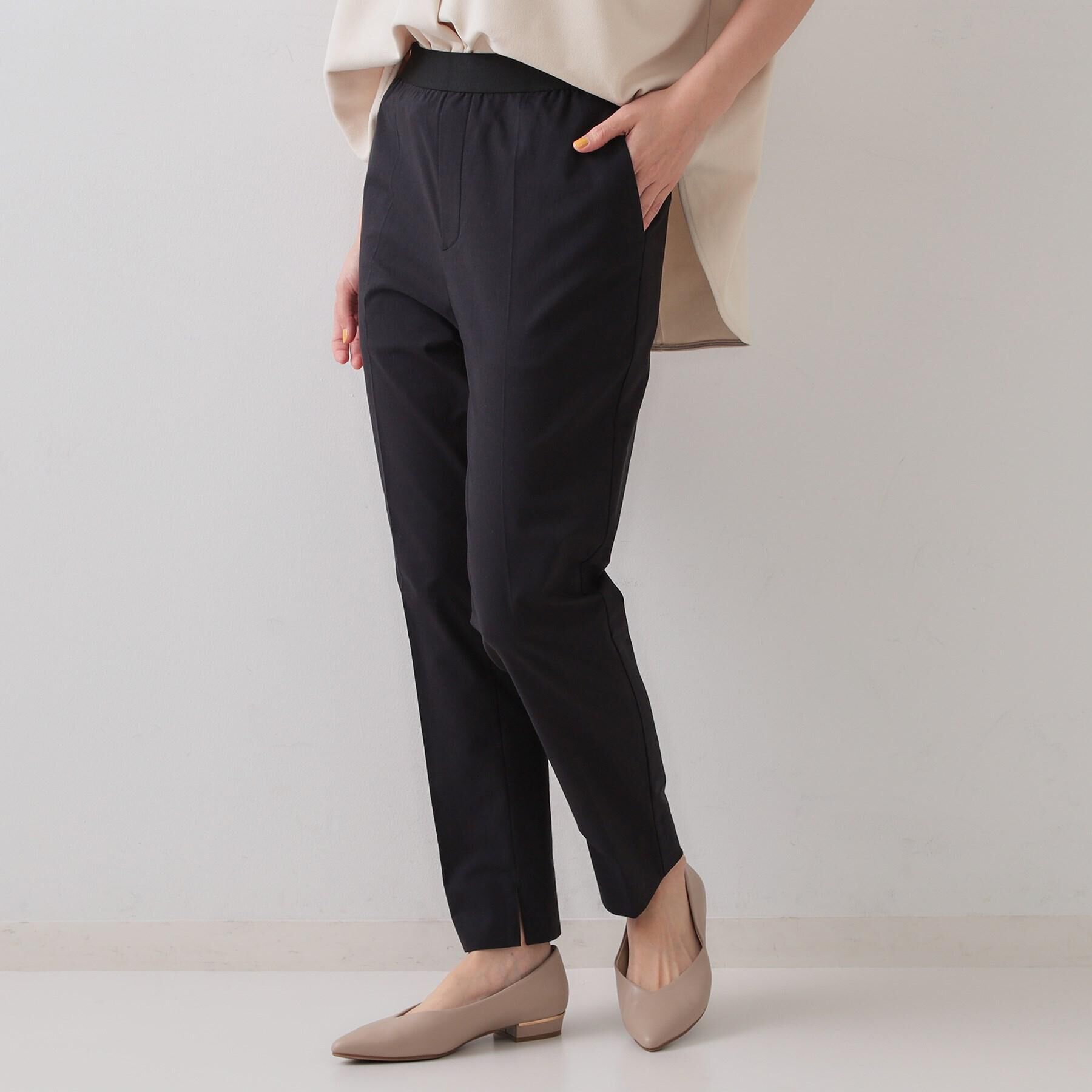 OPAQUE.CLIP「麻混ハイストレッチイージースティックパンツ【洗濯機洗い可】」|その他|