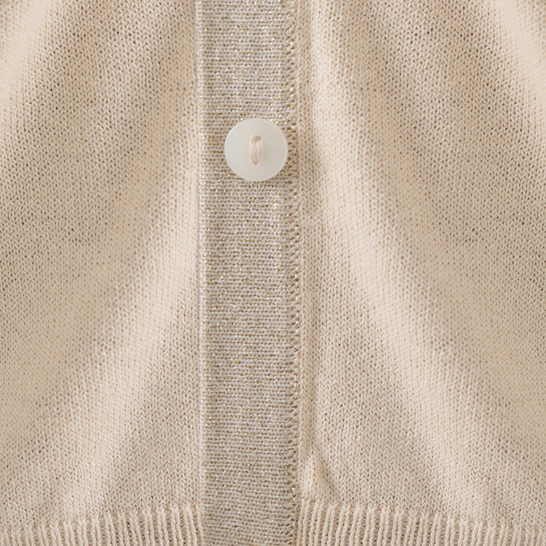 OPAQUE.CLIP「配色ラメニットカーディガン/アンサンブル対応【洗濯機洗い可/抗ピル】」|カーディガン|