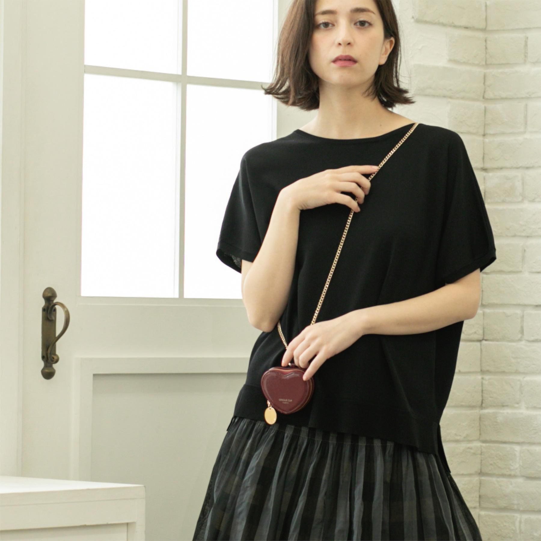 OPAQUE.CLIP「《6色展開/S-LLサイズ》ドルマンスリーブニット【UV/接触冷感/洗濯機洗い可/抗ピル】」|ニット・セーター|