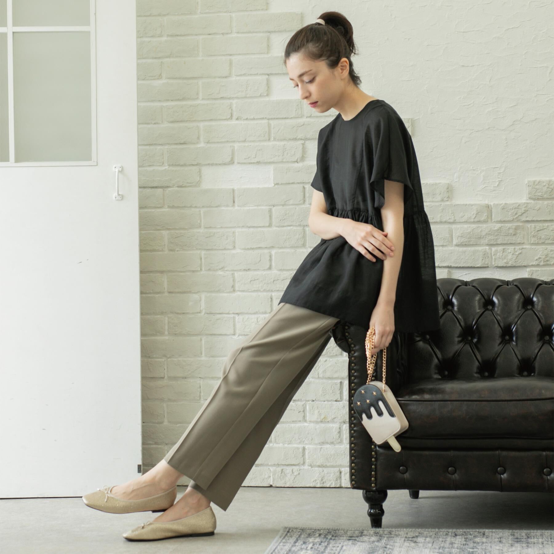 OPAQUE.CLIP「《丈が選べる/SS-LLサイズ》美脚ストレッチイージーテーパードパンツ/セットアップ対応【防シワ/洗」|その他|