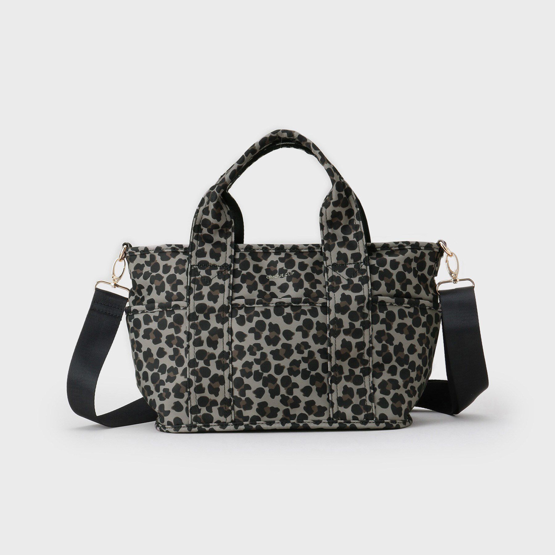 OPAQUE.CLIP「【軽量/撥水加工/2WAY/多ポケット】ツイルミドルサイズトートバッグ」|トートバッグ|