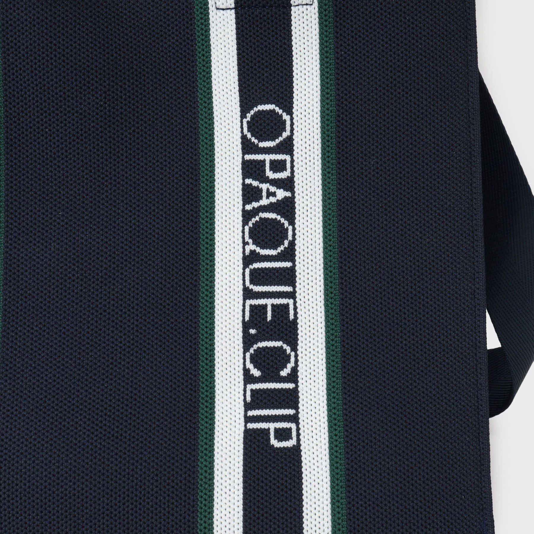 OPAQUE.CLIP「【2WAY】ラインハンドルスクエアニットミドルトートバッグ」|トートバッグ|