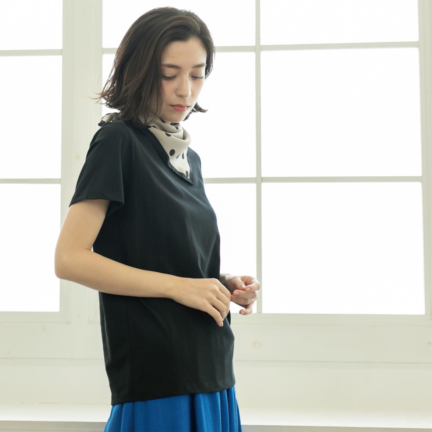 OPAQUE.CLIP「《5色展開》ベーシックTシャツ【洗濯機洗い可/UV/接触冷感】」|Tシャツ・カットソー|