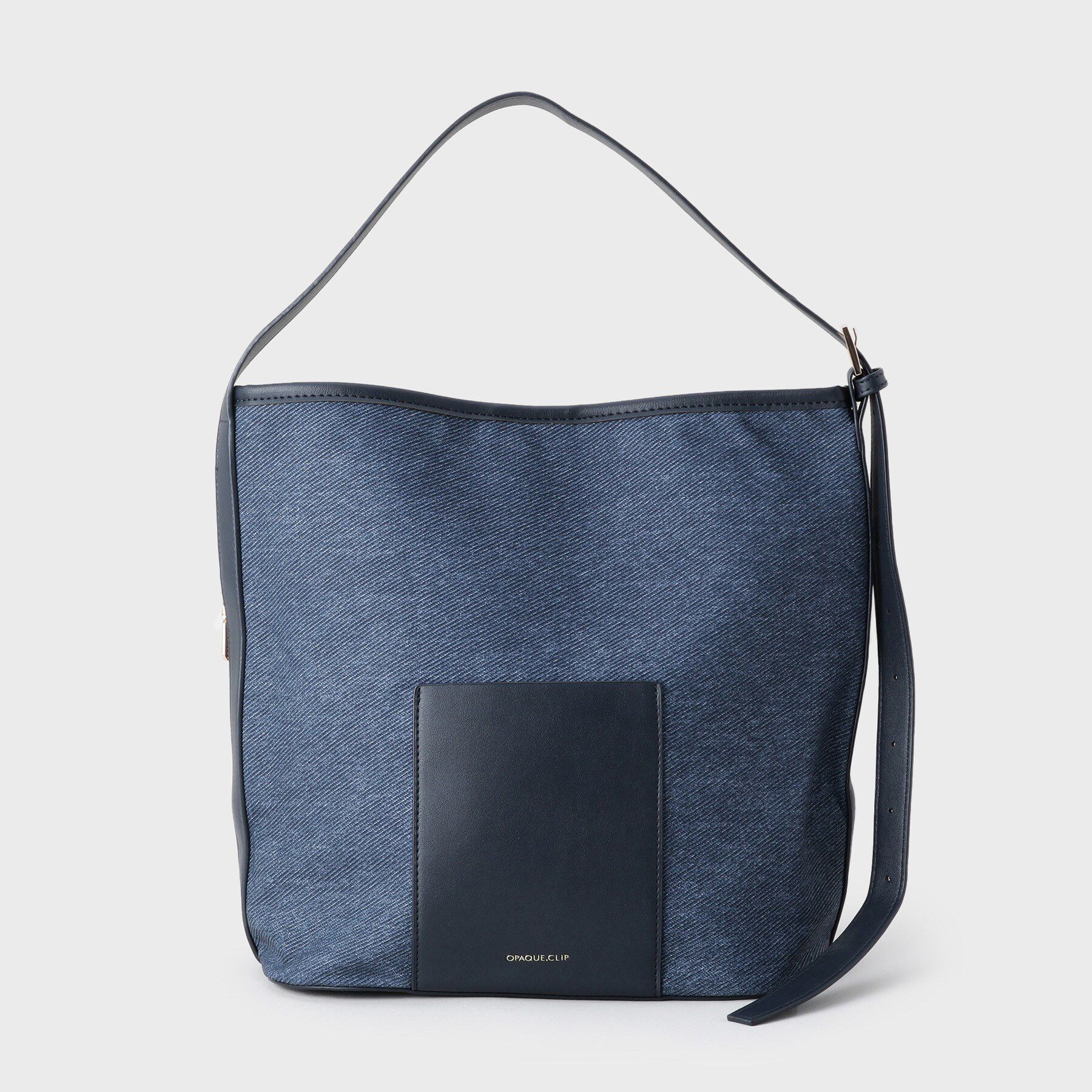 OPAQUE.CLIP「キャンバス調合皮ワンハンドルショルダーバッグ」|ショルダー・メッセンジャー|