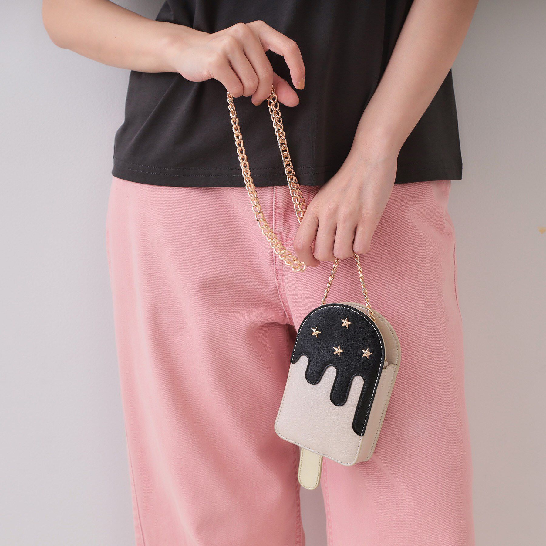 OPAQUE.CLIP「トロピカルメタリックミニショルダーバッグ」|ショルダー・メッセンジャー|アイボリー(104)